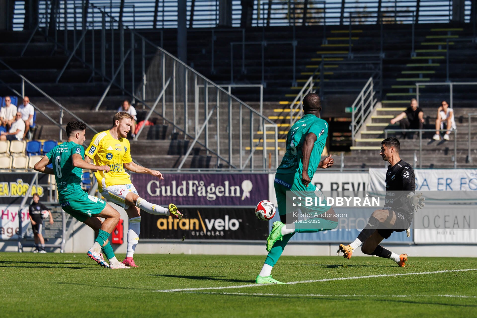 Falkenbergs Hugo Tilly gör 1-0