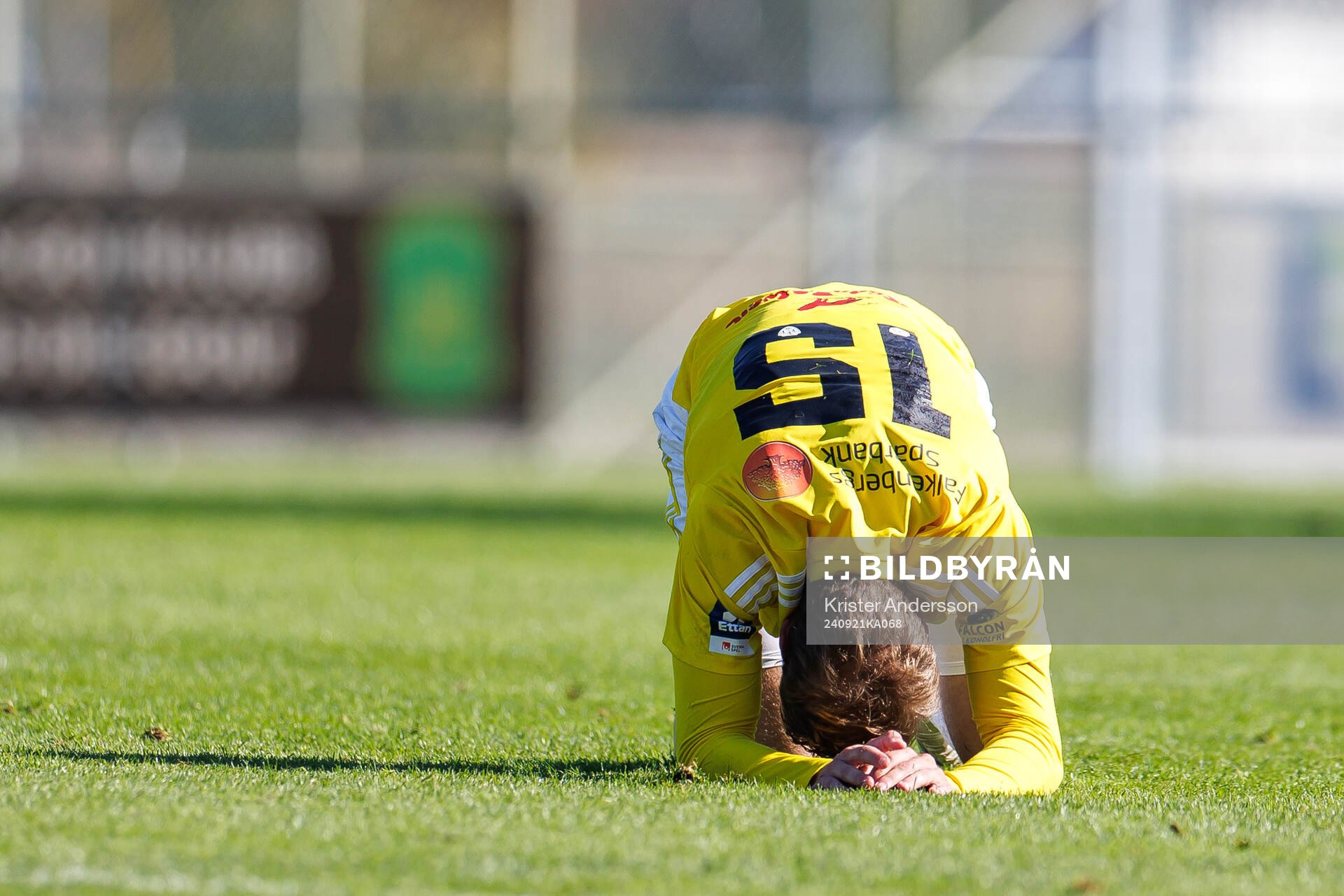 Falkenbergs Oliver Silverholt deppar