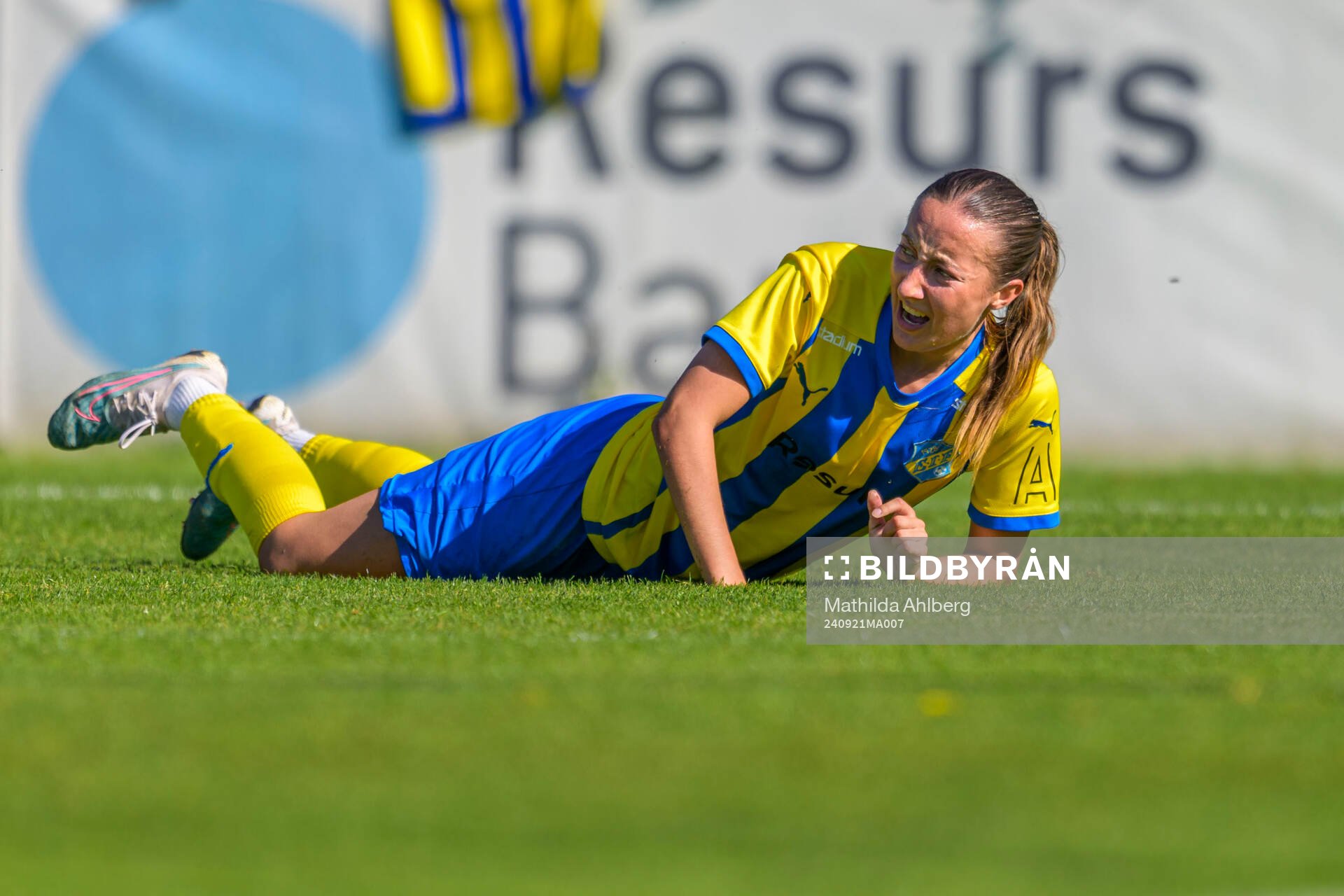 Eskilsminnes Tilde Olsson har ont