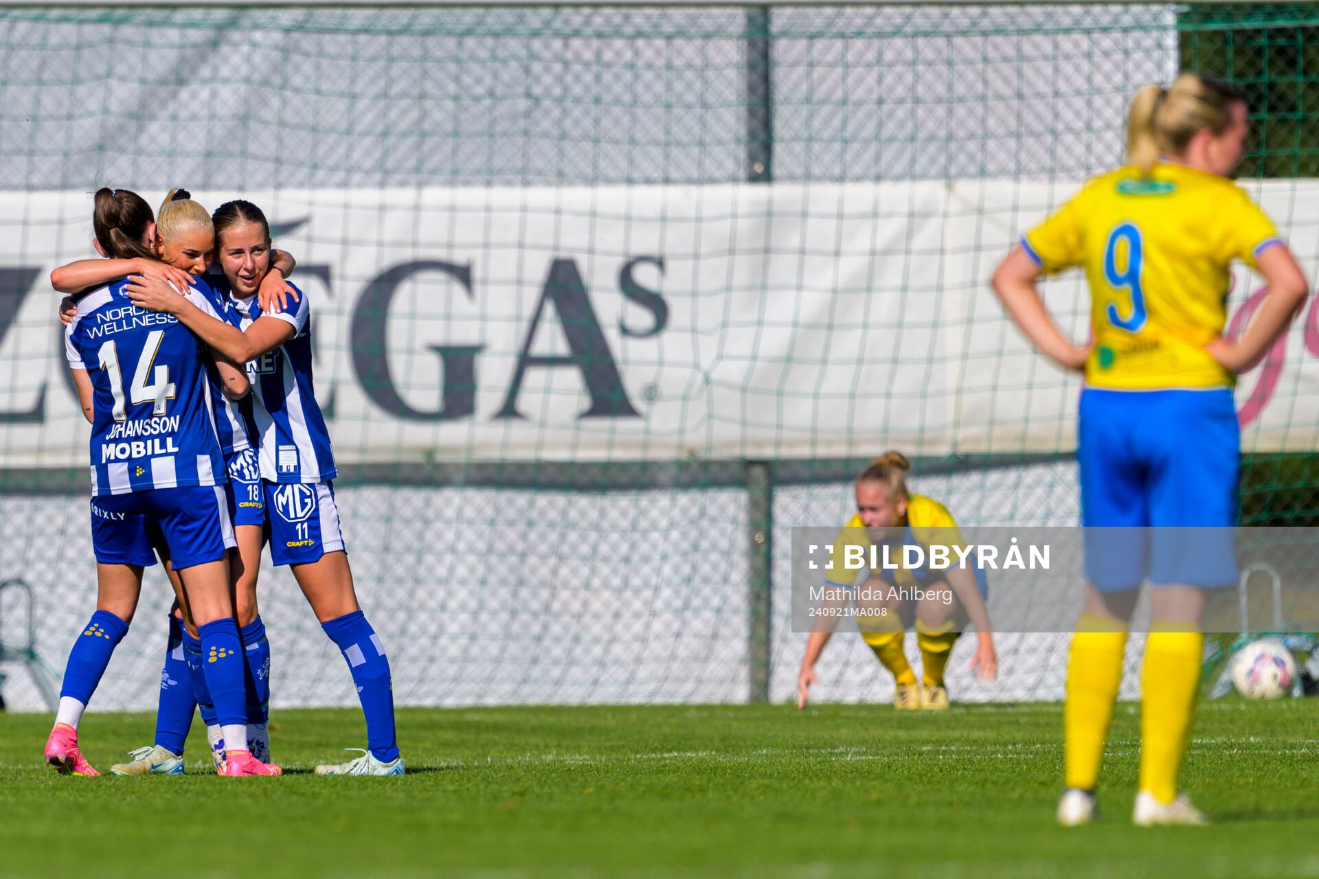 IFK Göteborgs Leia Molund jublar