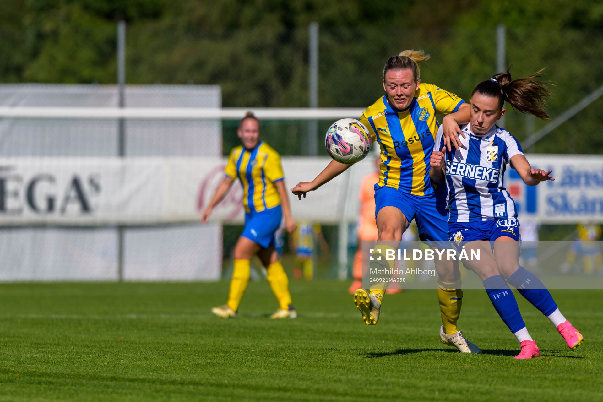 Eskilsminnes Nova Karlsson och IFK Göteborgs Lisa Mini