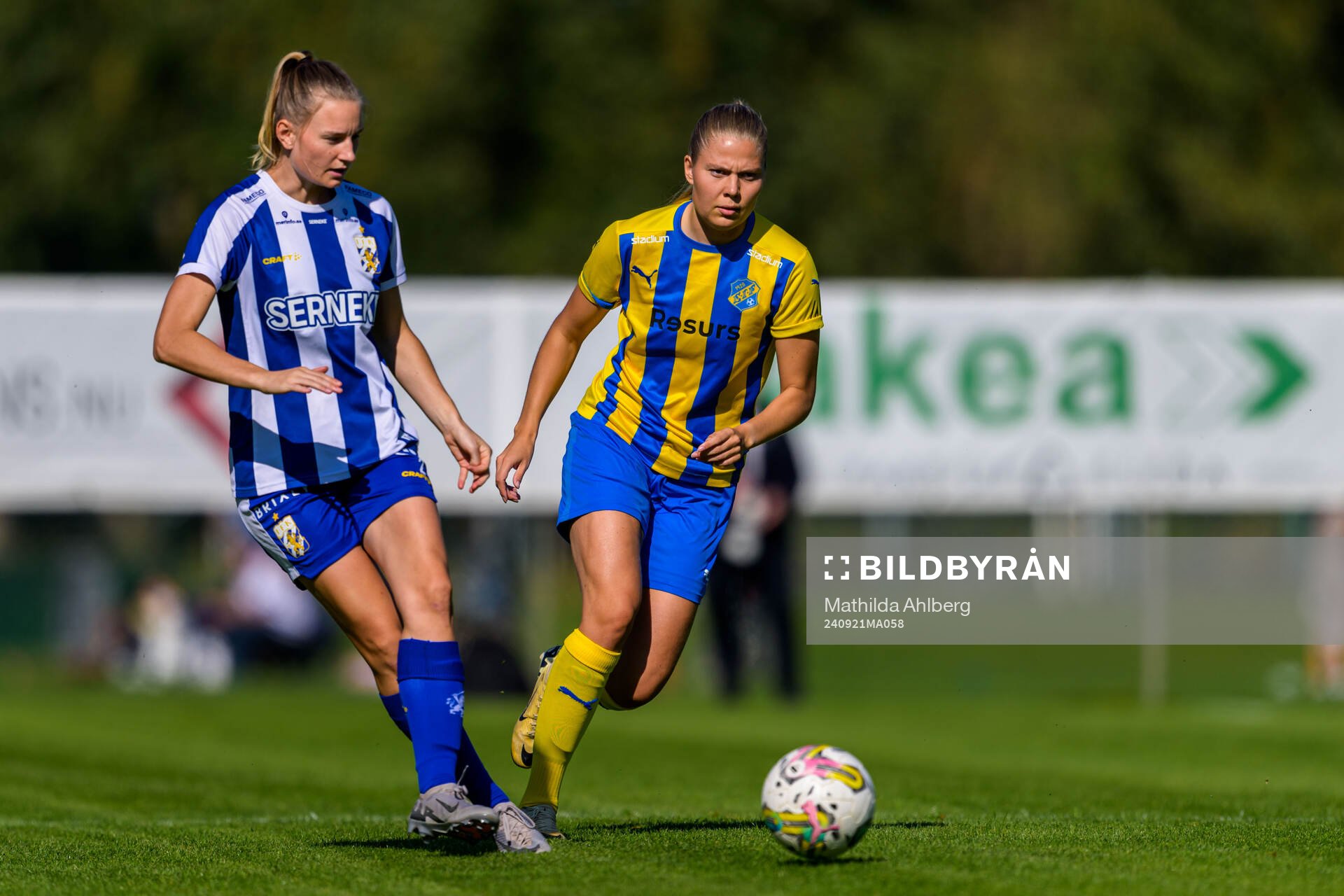 IFK Göteborgs Marieka Kramer och Eskilsminnes Johanna