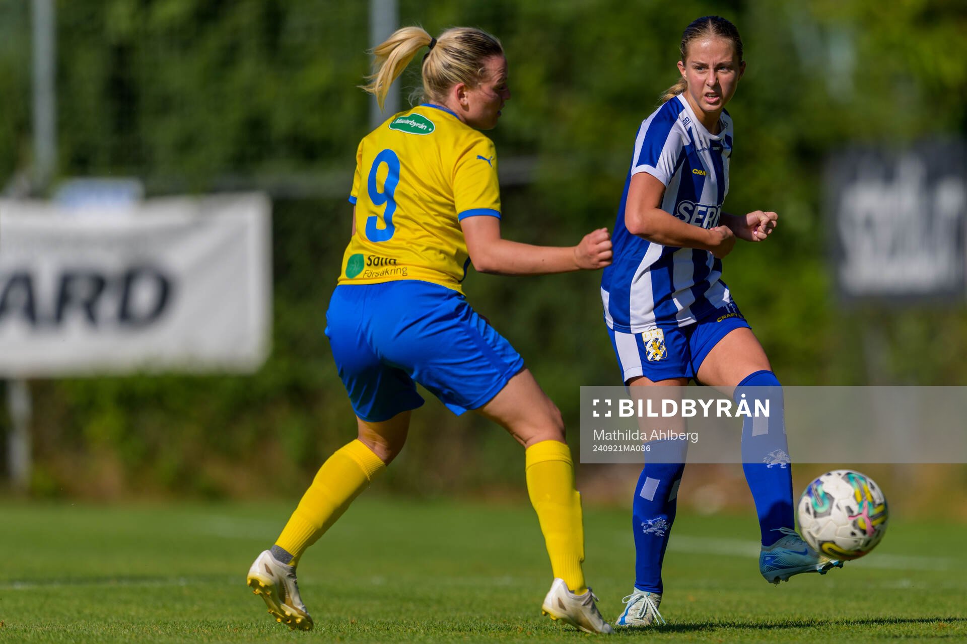under fotbollsmatchen i Division 1 södra mellan