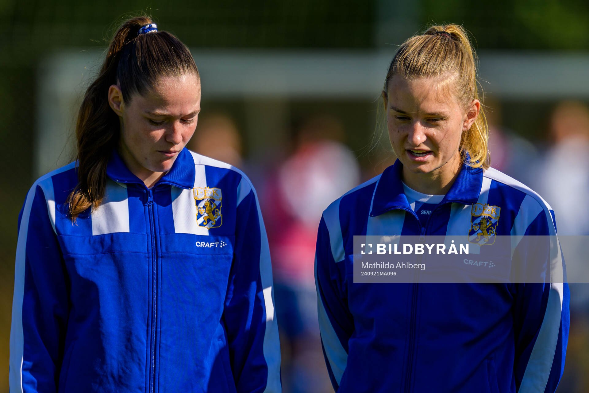 IFK Göteborgs Nathalie Andersson och Marieka Kramer
