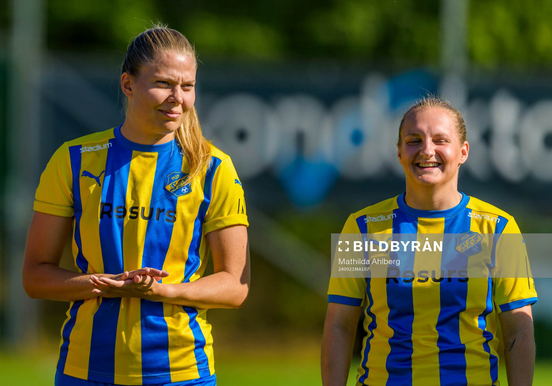 Eskilsminnes Johanna Olsson och Alma Bertilsson