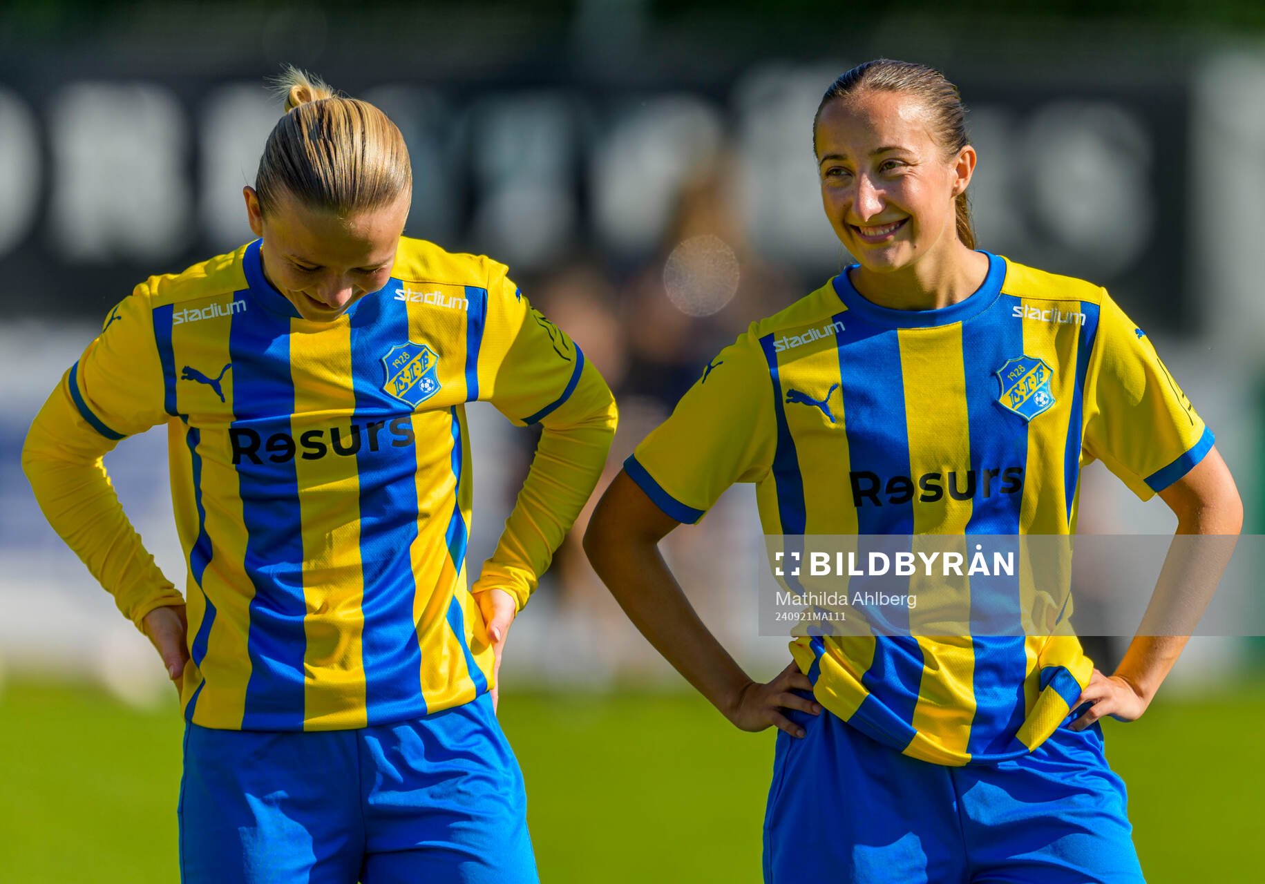 Eskilsminnes Johanna Lindblom och Tilde Olsson