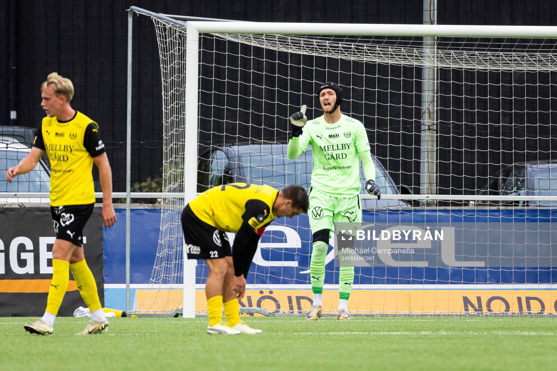 Mjällbys målvakt Noel Törnqvist