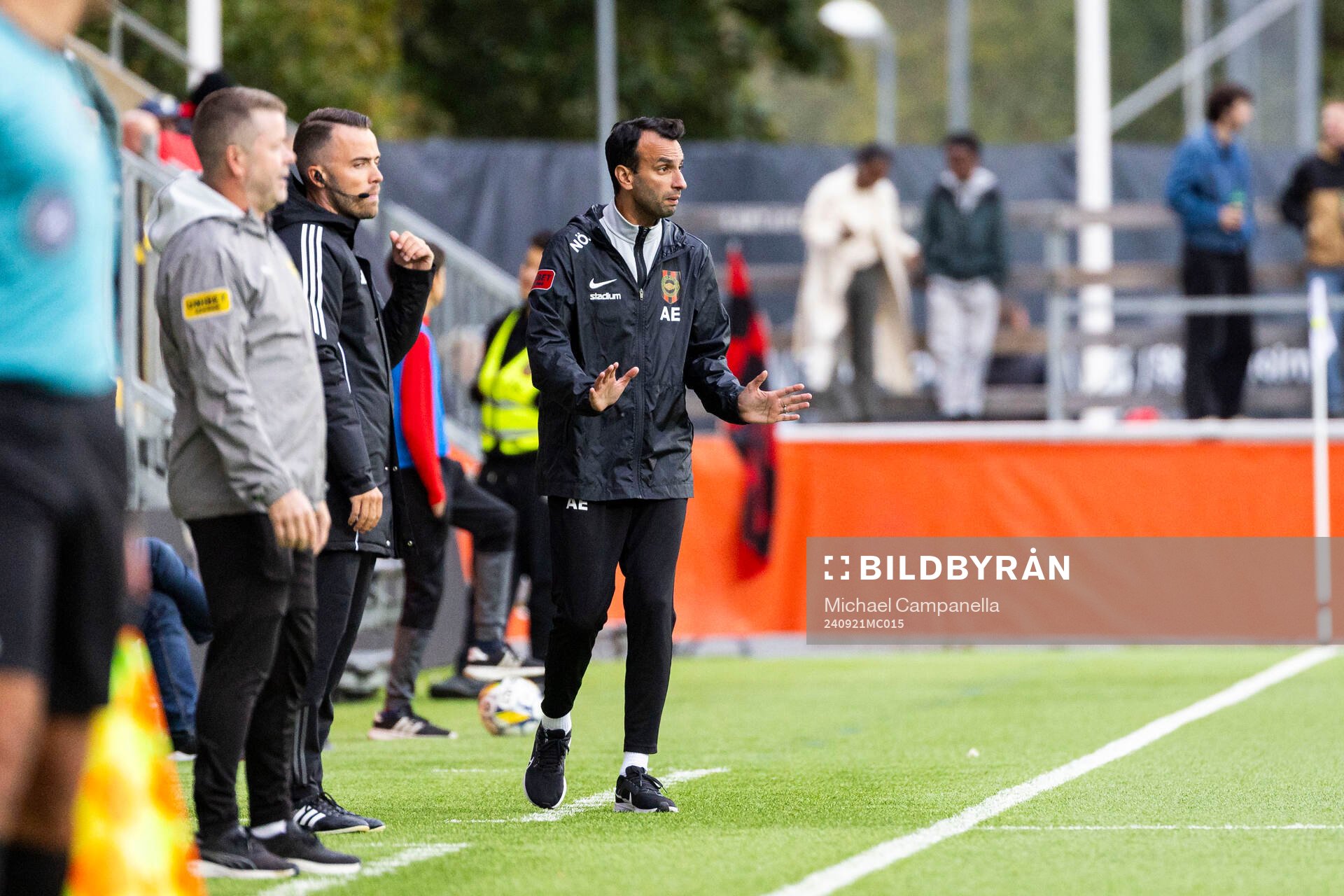 Brommapojkarnas tränare Andreas Engelmark