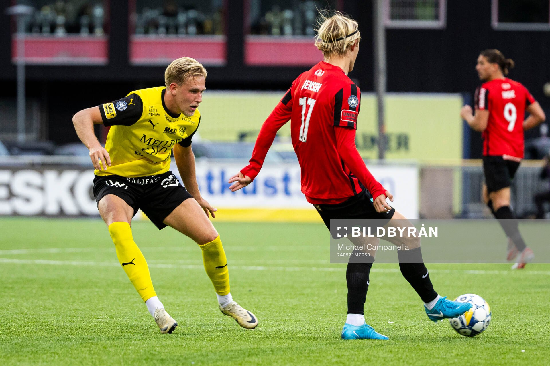 Mjällbys Herman Johansson och Brommapojkarnas Alexander