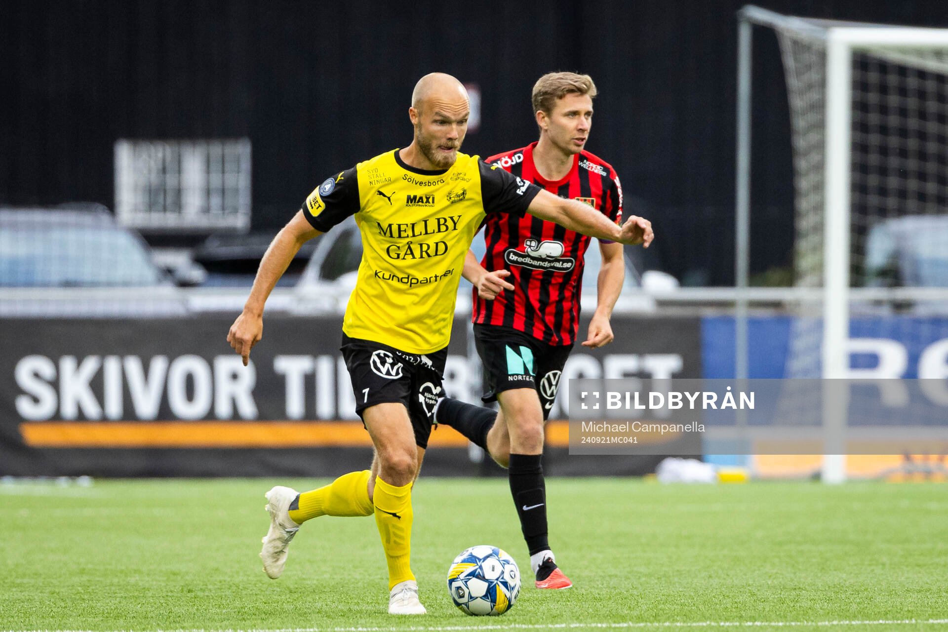 Mjällbys Viktor Gustafson och Brommapojkarnas Ludvig