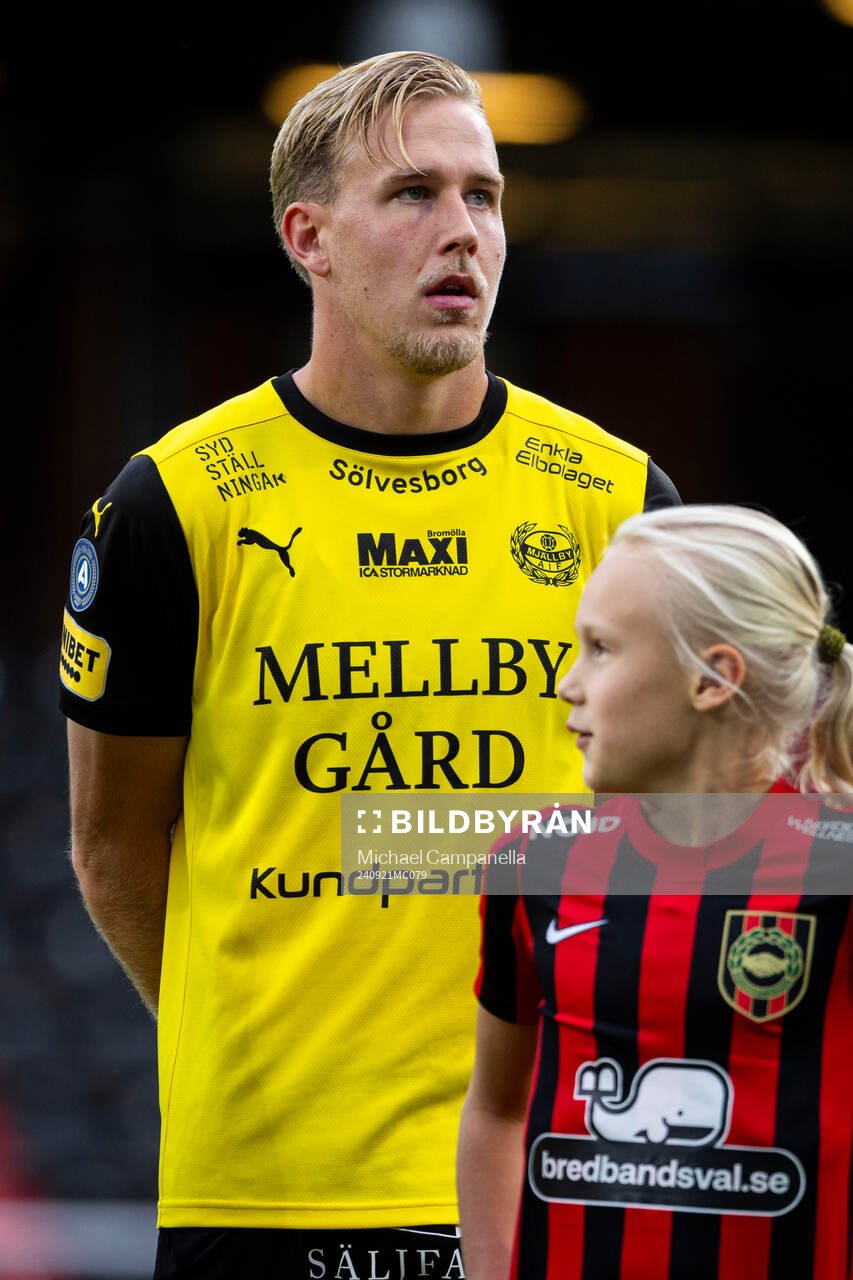 under fotbollsmatchen i Allsvenskan mellan Brommapojkarna