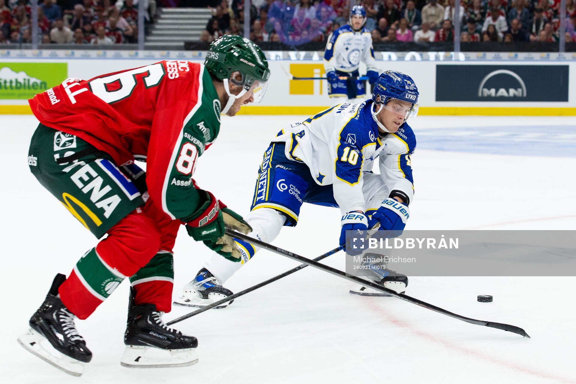 Leksands Anton Johansson och Frölundas Erik Thorell