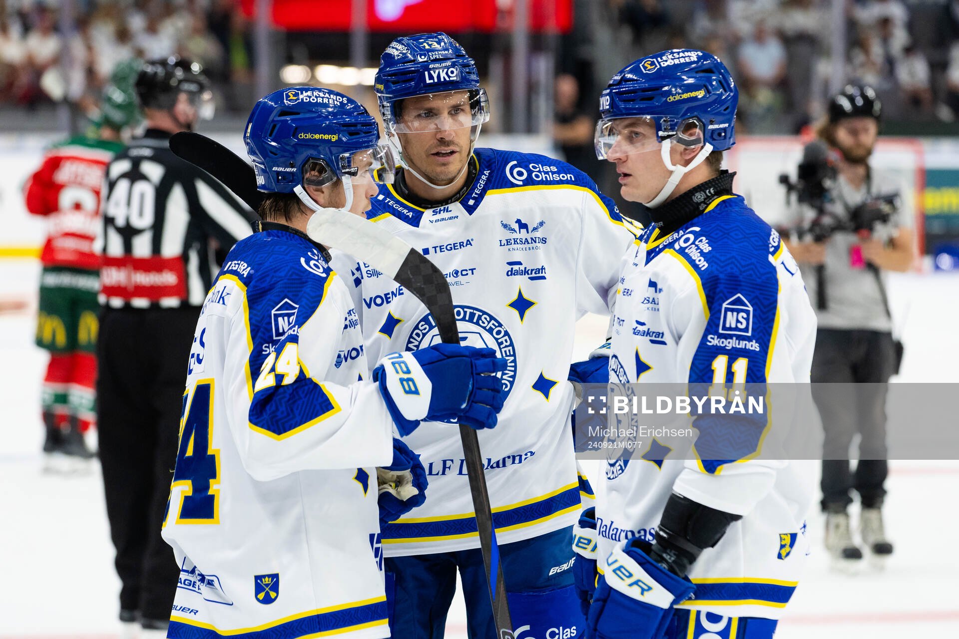 Leksands Arvid Eljas, Jon Knuts och Martin Karlsson