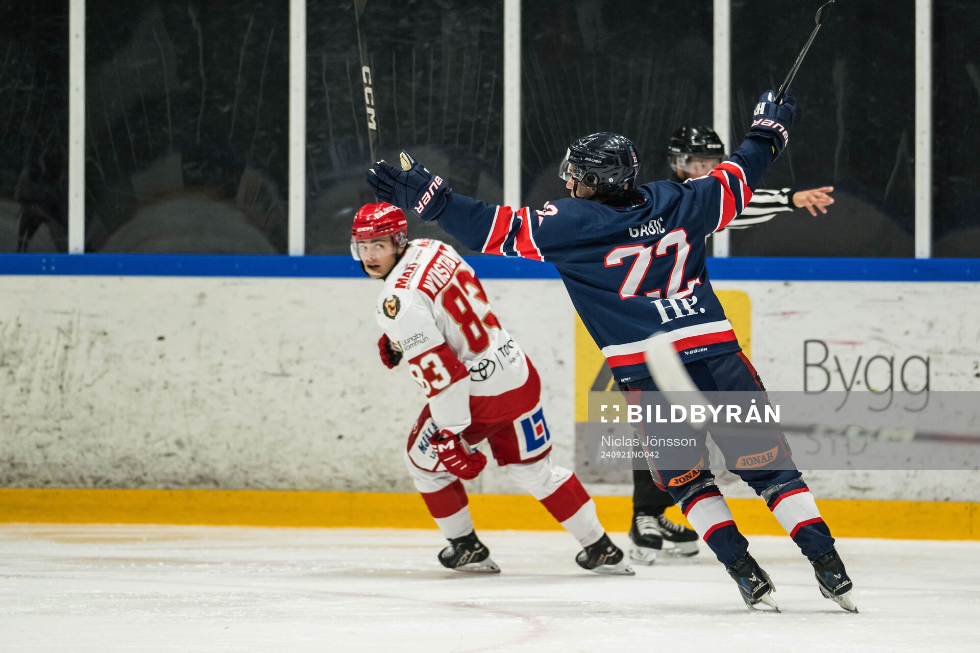 Halmstads Victor Gagic jublar
