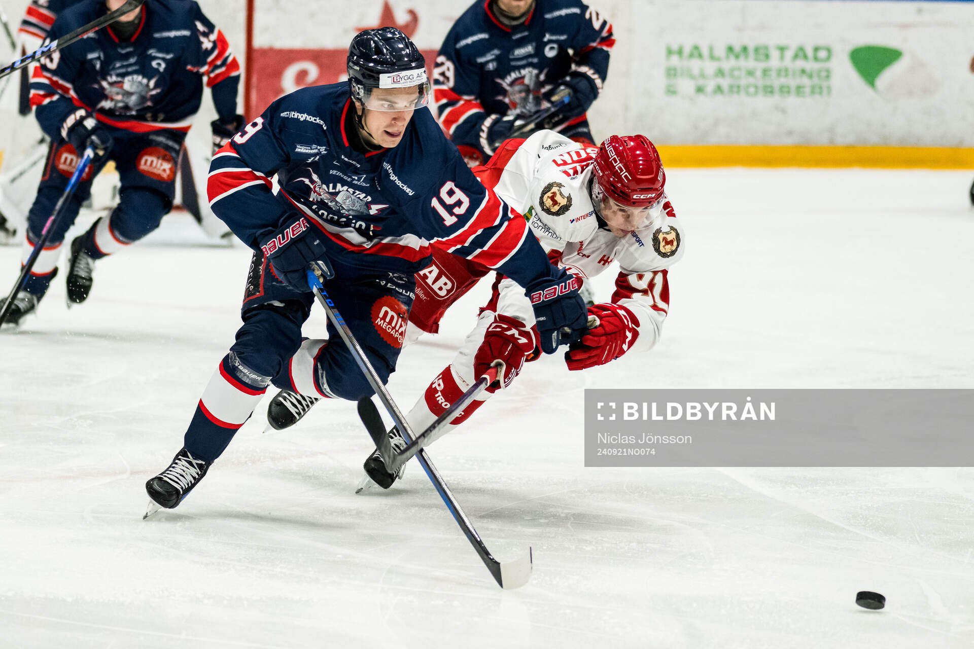 Halmstads Albin Blomberg och Troja/Ljungbys Axel Håkansson