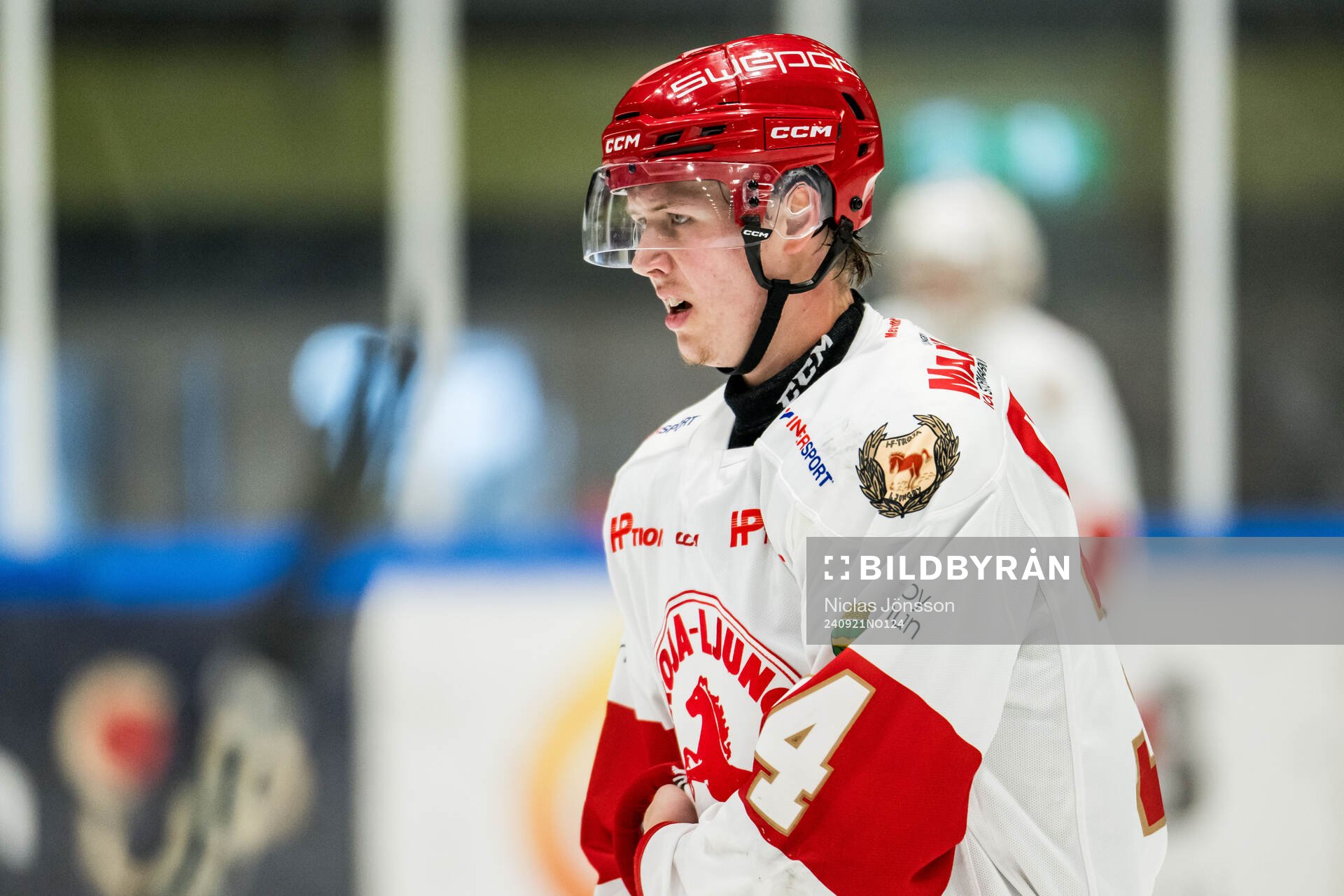 Troja/Ljungbys Oscar Nordin deppar