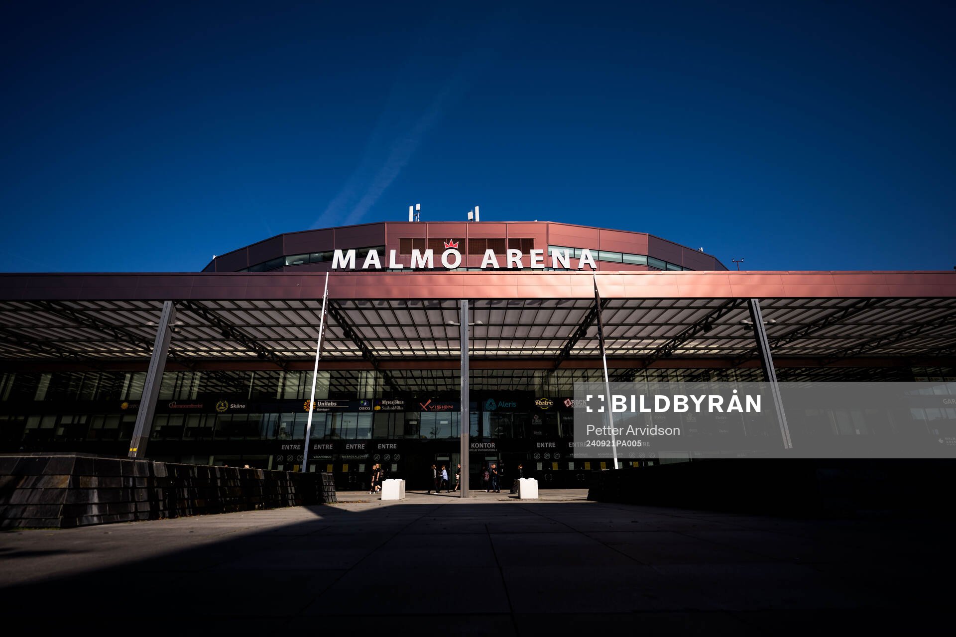 Exteriör Malmö Arena