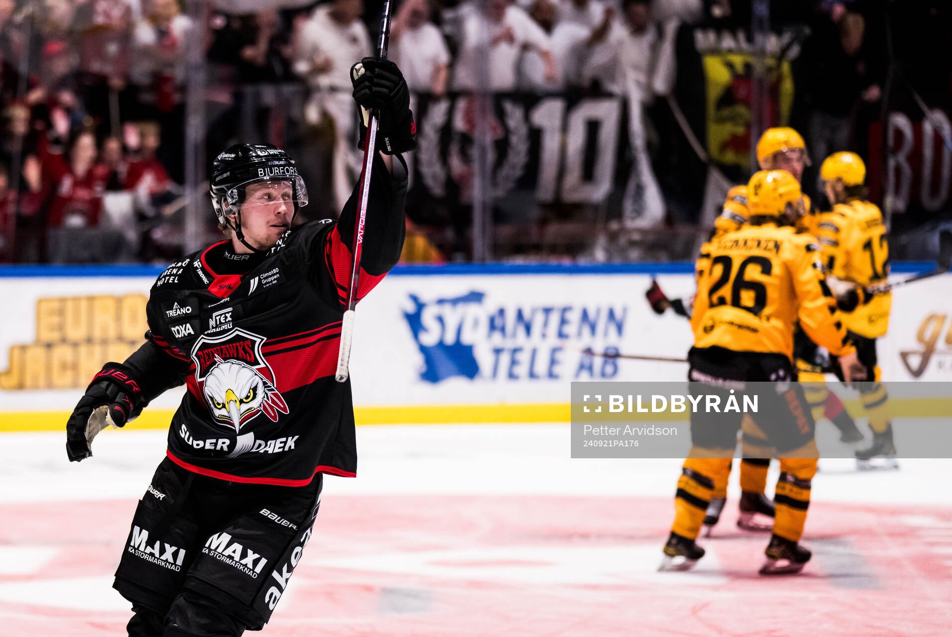 Malmö Redhawks Robin Salo jublar