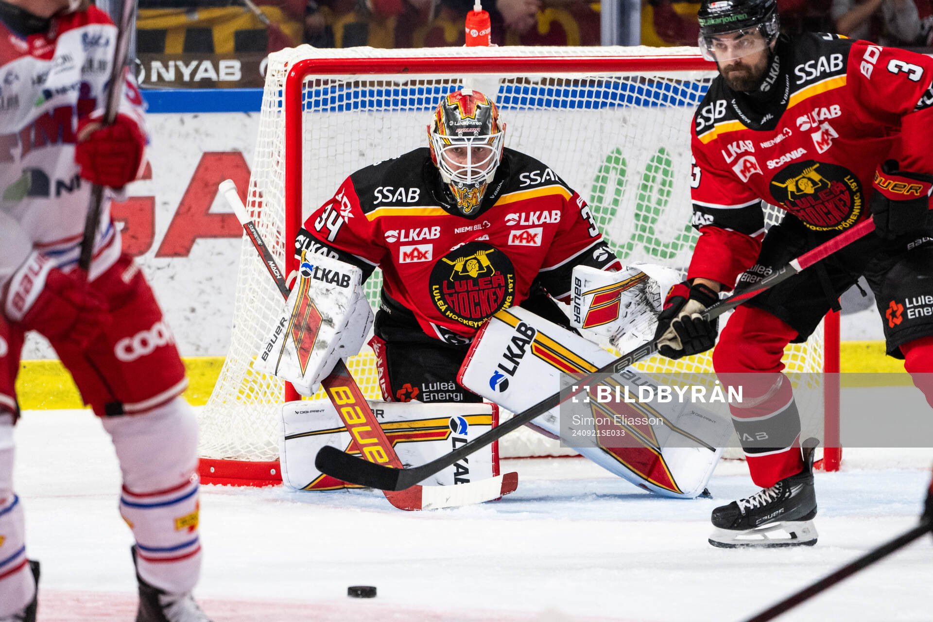 Luleås målvakt Joel Lassinantti