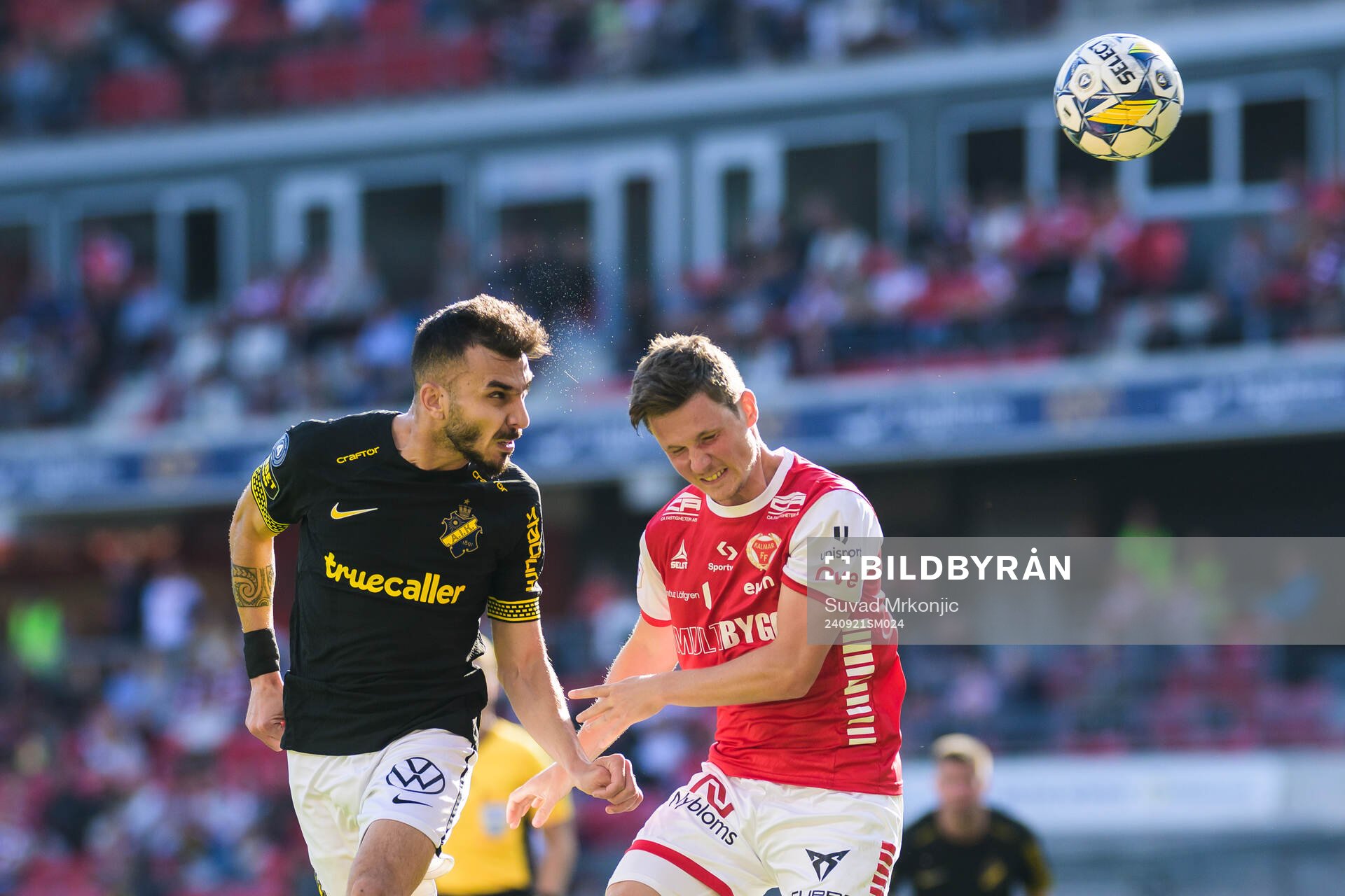 AIKs Ioannis Pittas och Kalmars Max Svensson