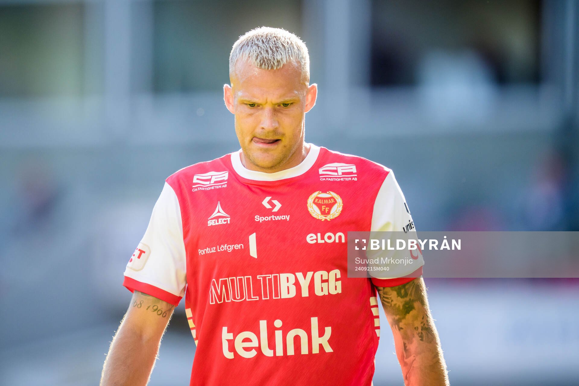 Kalmars Rasmus Sjöstedt deppar