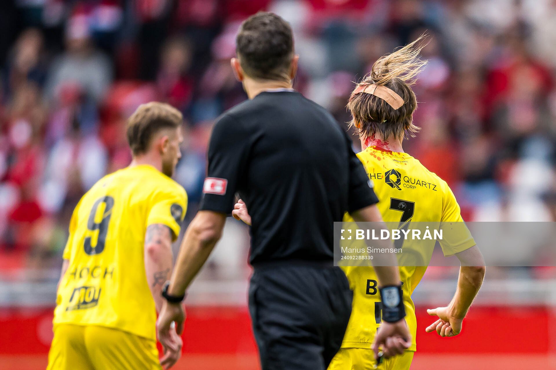 Patrick Berg of Bodø/Glimt with an injury