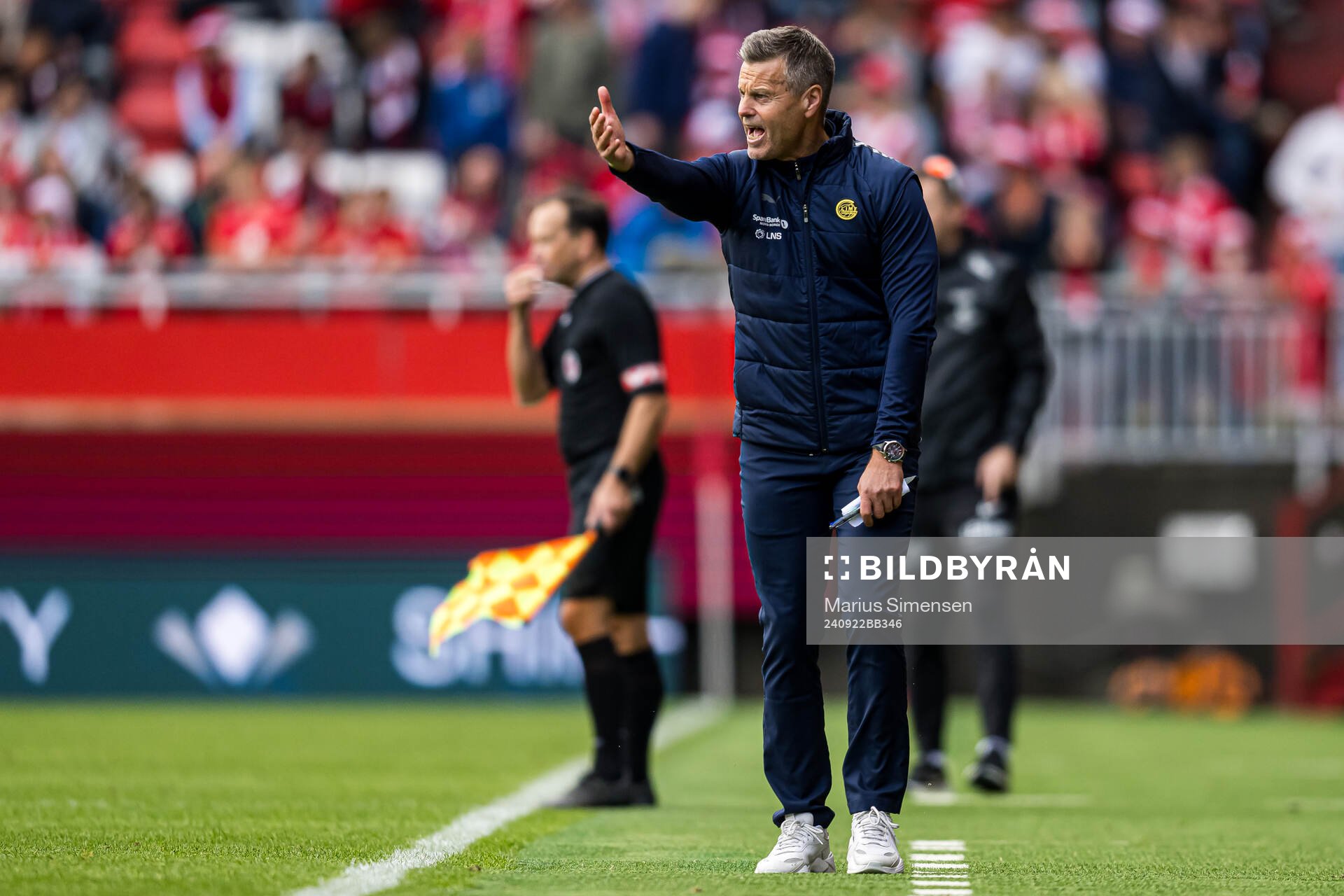 Kjetil Knutsen, head coach of Bodø/Glimt, looks dejected