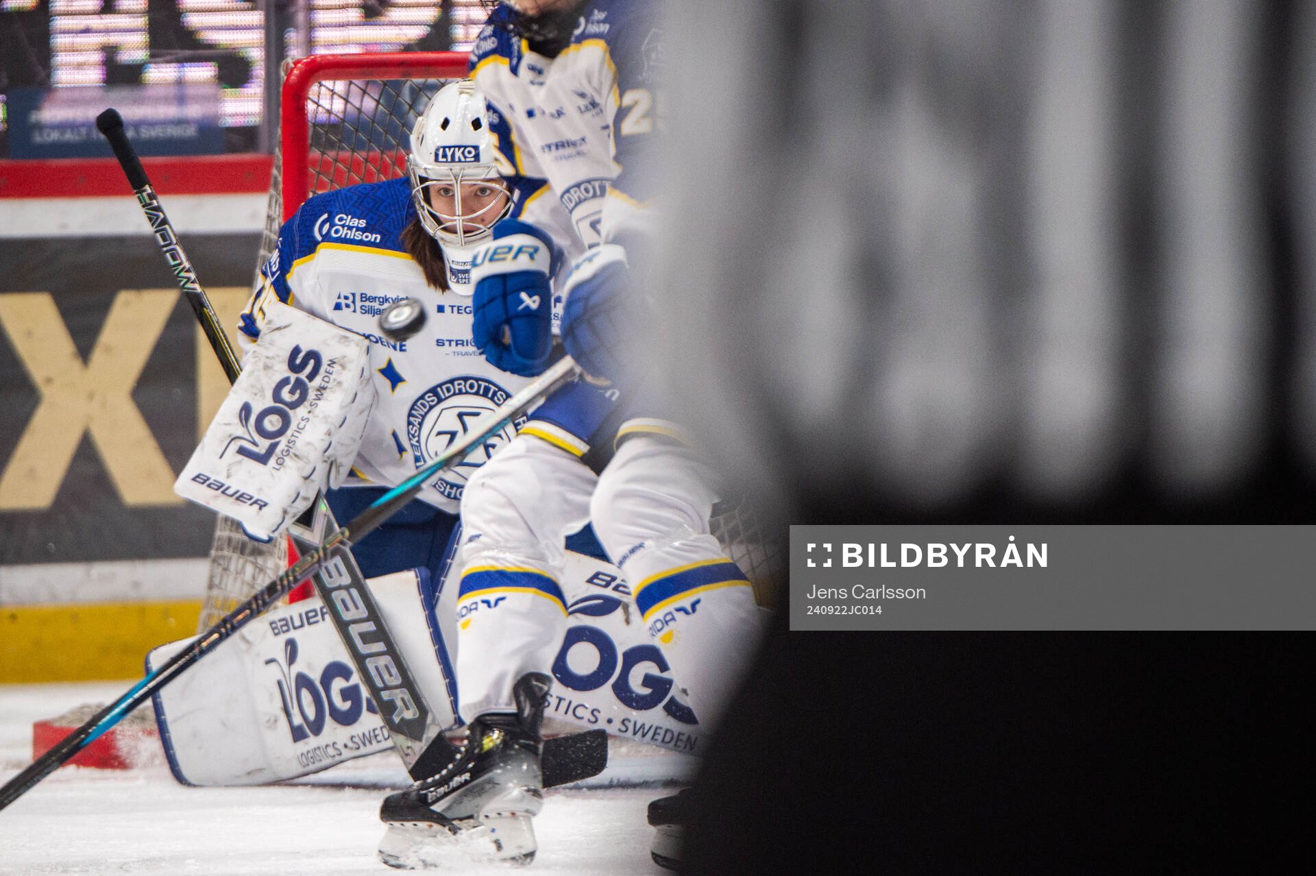 Leksands målvakt Emma Polusny