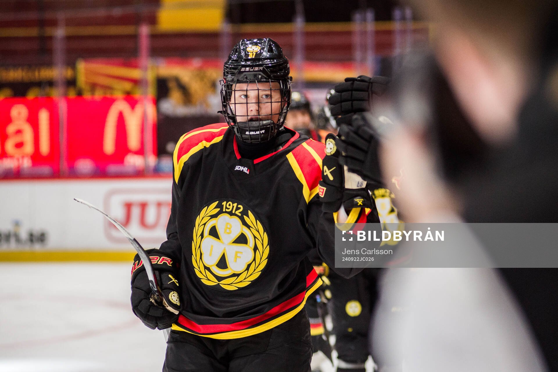 Brynäs Anna Brenkle jublar