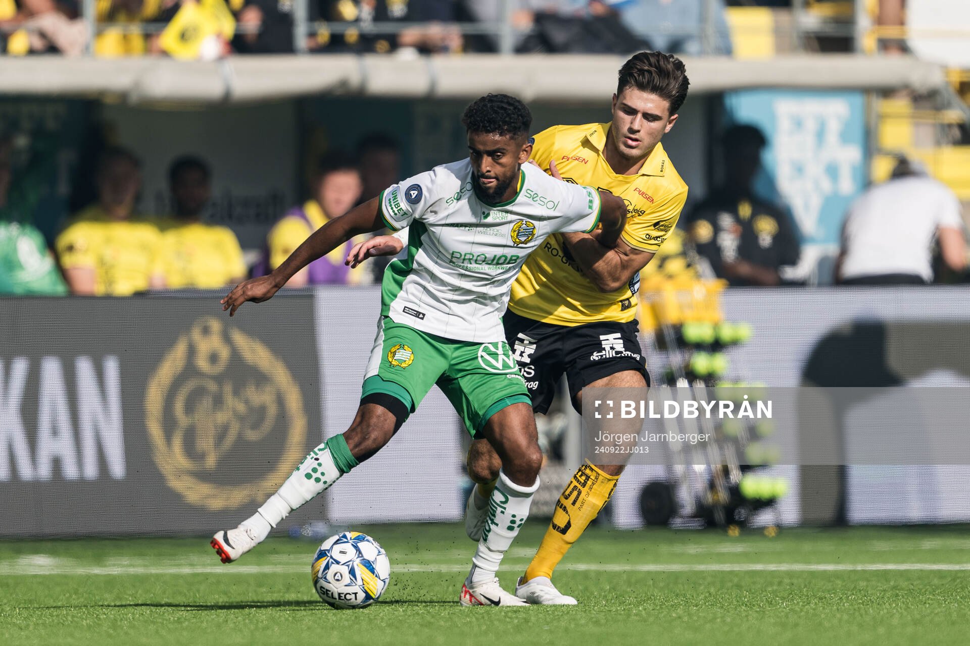 Hammarbys Tesfaldet Tekie och Elfsborgs Besfort Zeneli