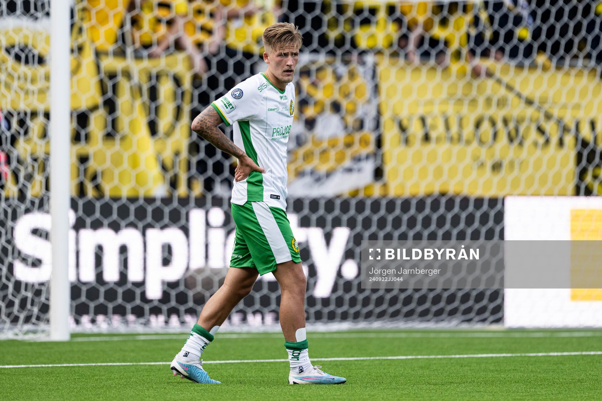 Hammarbys Fredrik Hammar deppar