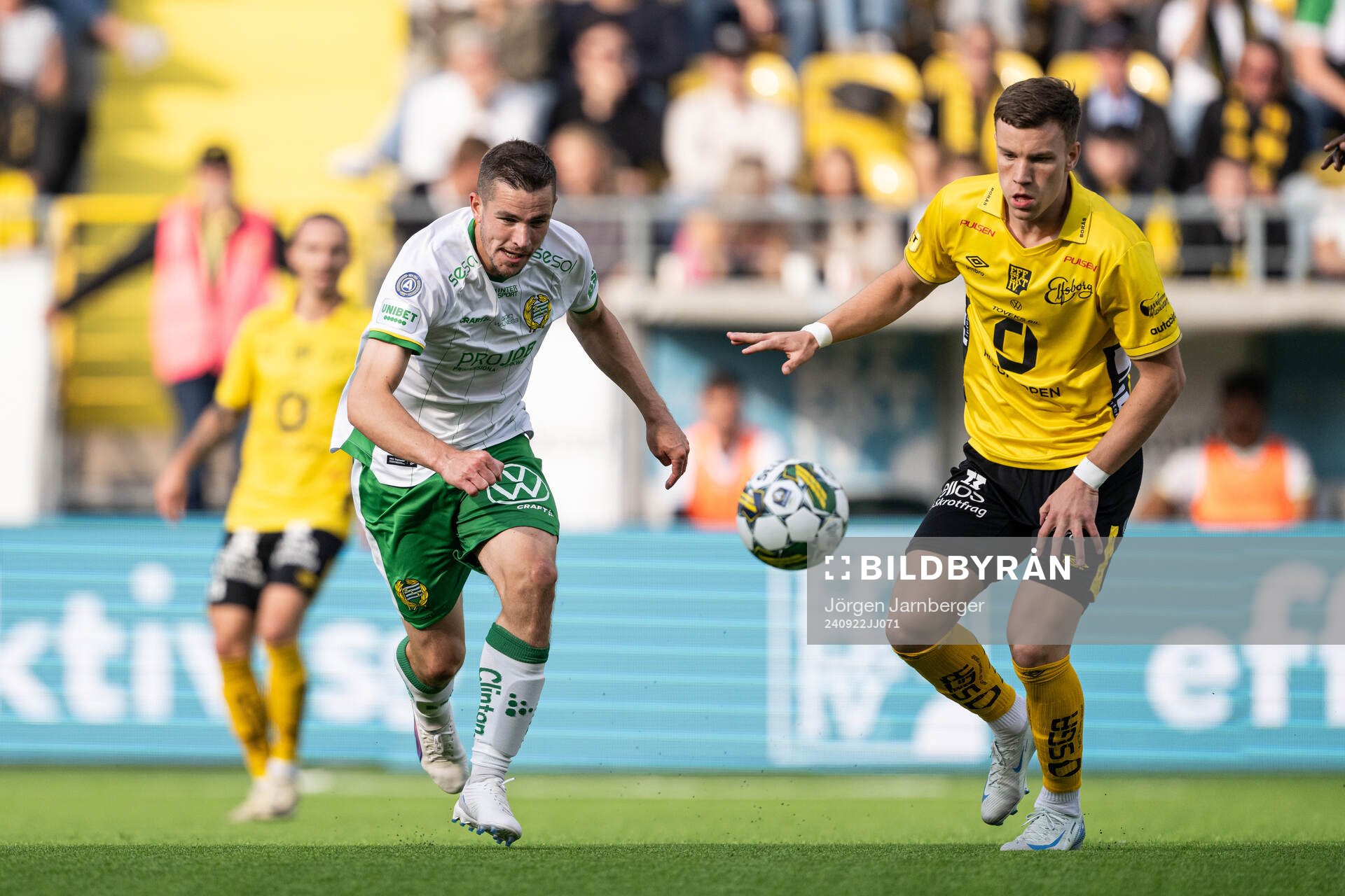 Hammarbys Oscar Johansson Schellhas och Elfsborgs Andri