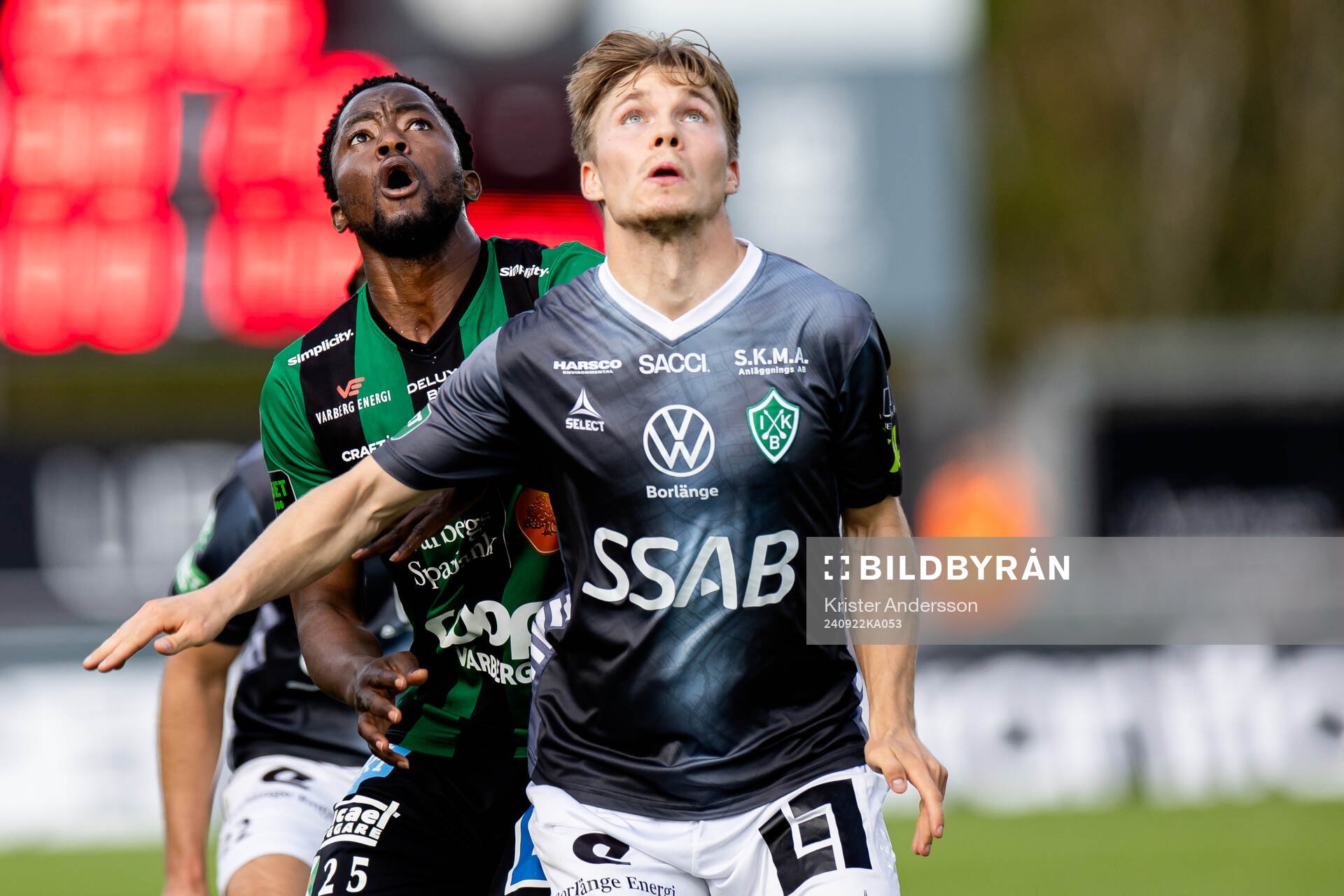 Varbergs Azeez Temitope Yusuf och Brages Gustav Berggren