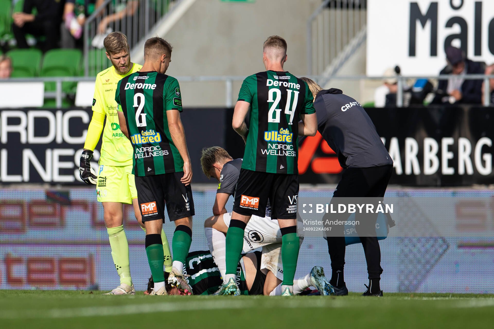Varbergs Olle Edlund har ont
