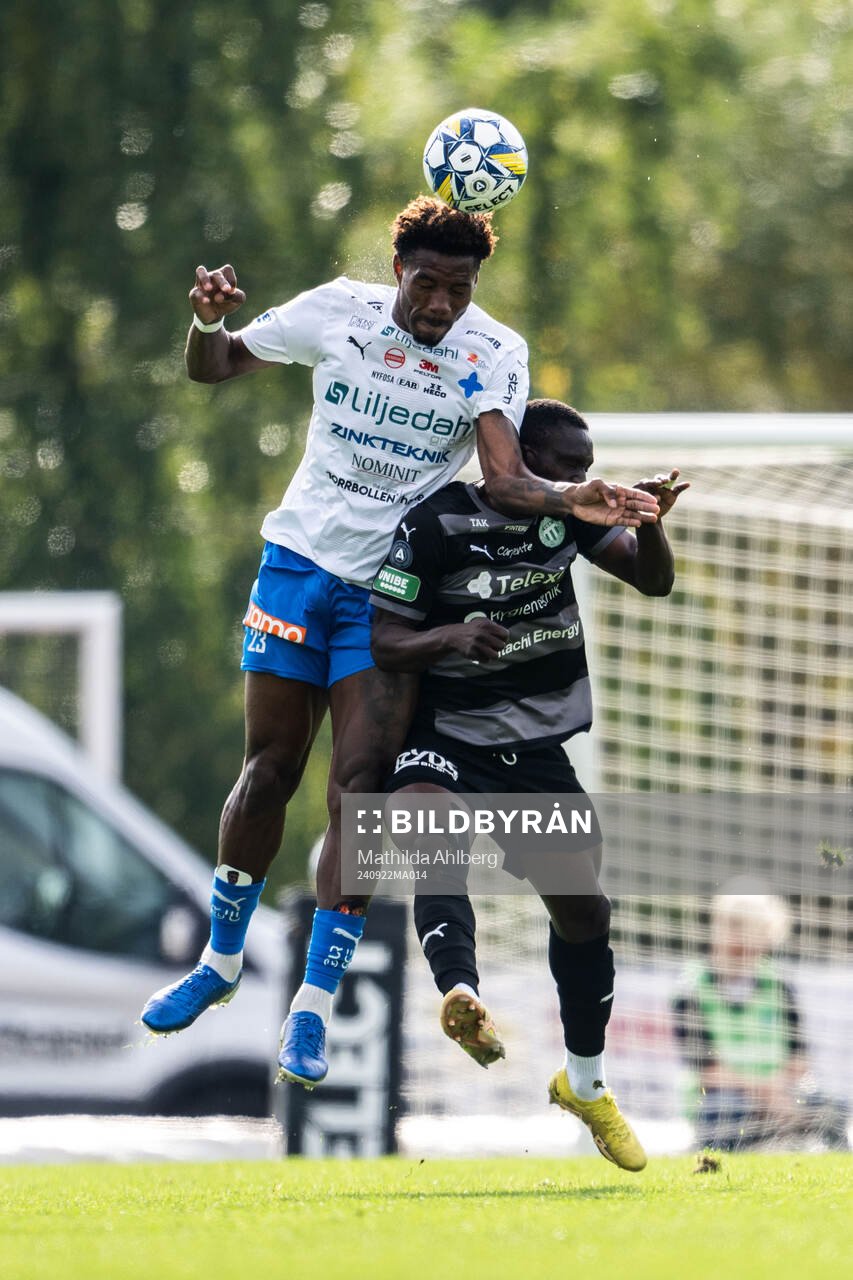 Värnamos Samuel Kotto och Västerås Ibrahim Yalatif