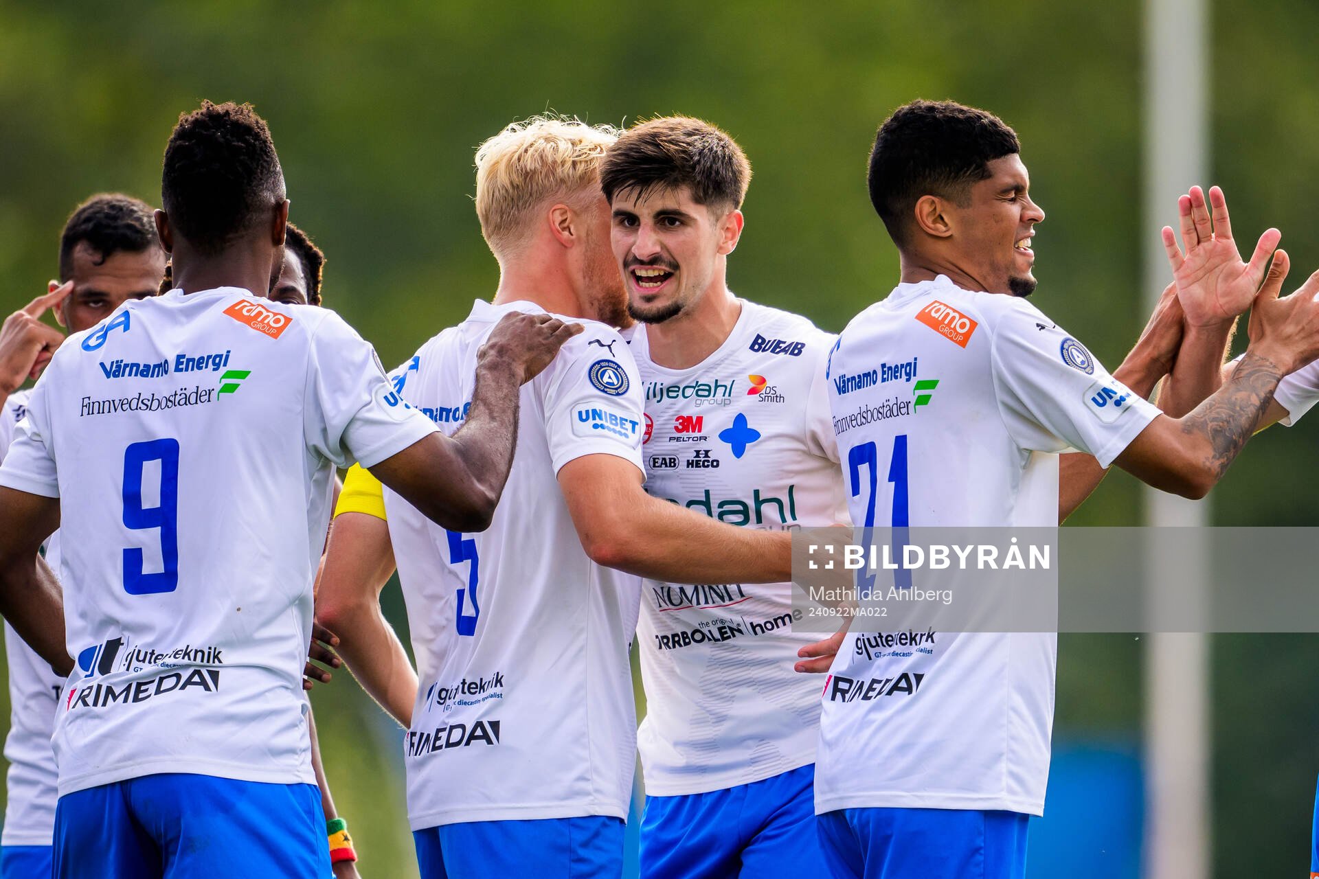 Värnamos Victor Larsson, Emin Grozdanic och Luke Le Roux