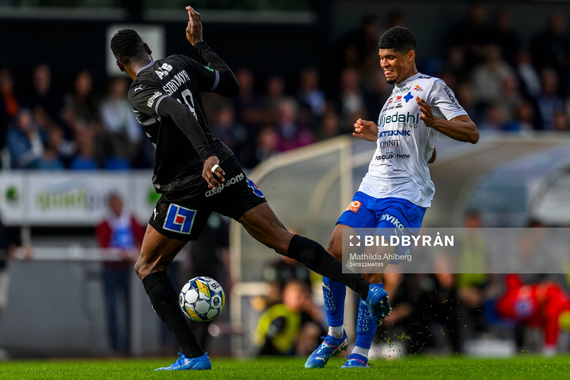 Västerås Frederic Nsabiyumva och Värnamos Luke Le Roux