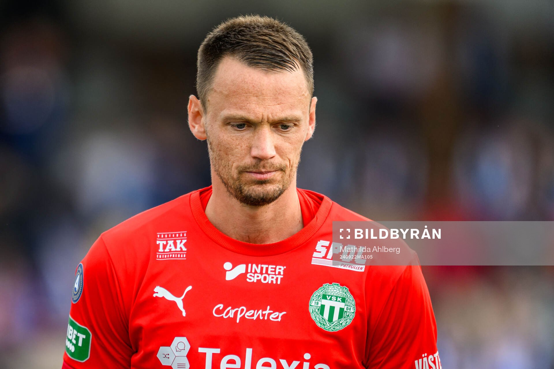 Västerås målvakt Anton Fagerström