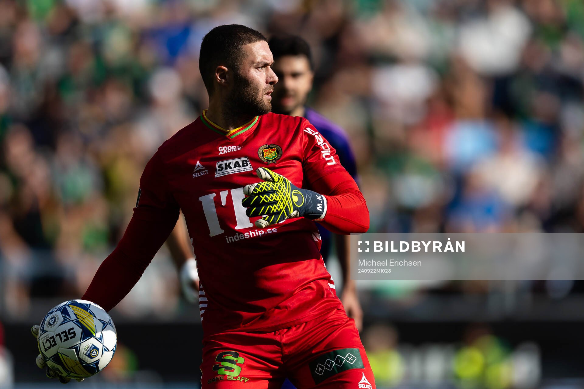 GAIS målvakt Mergim Krasniqi