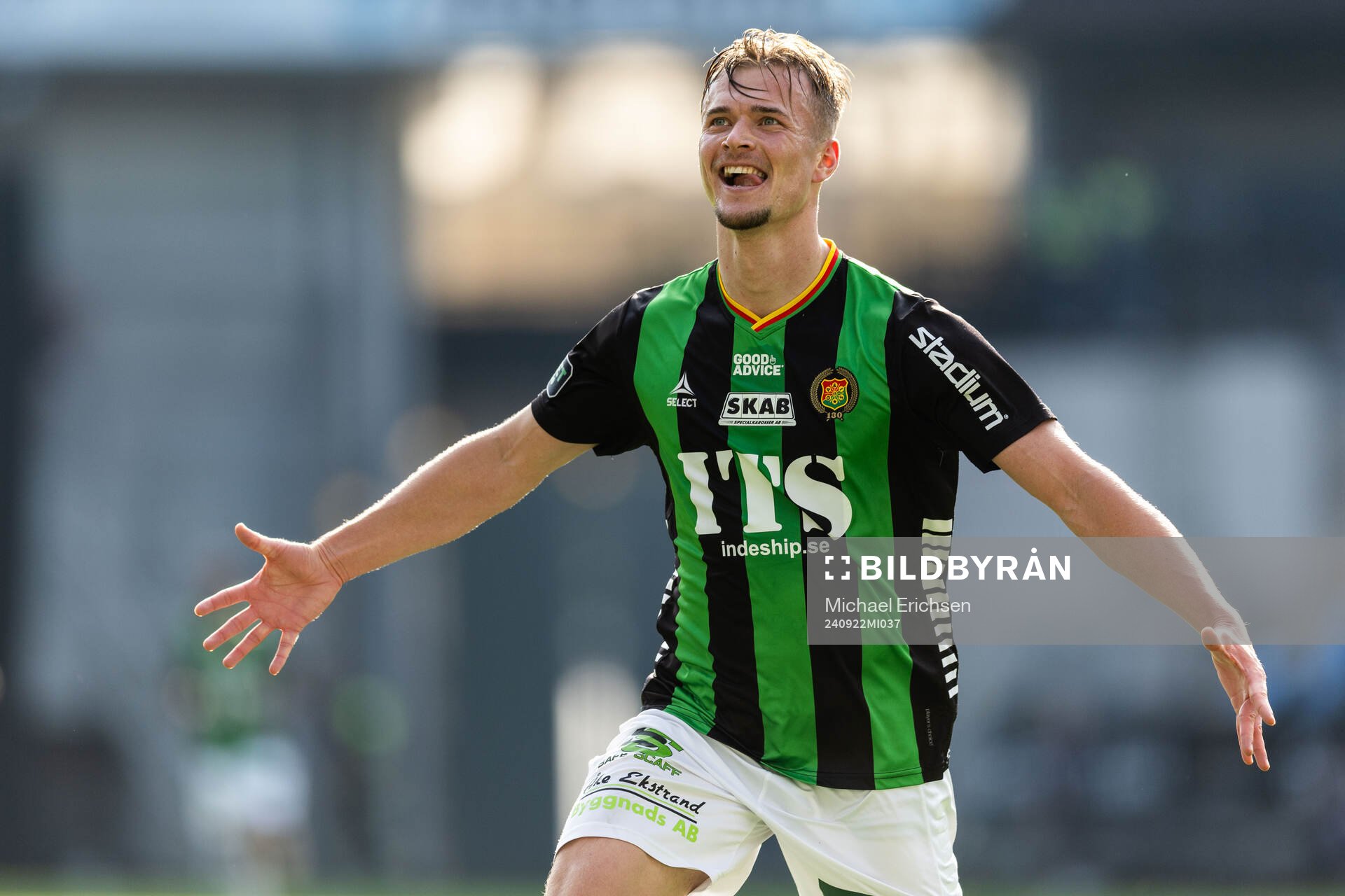 GAIS Alexander Ahl Holmström jublar