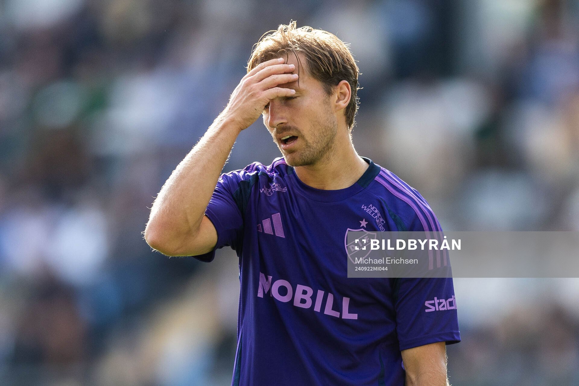 Djurgårdens Daniel Stensson deppar