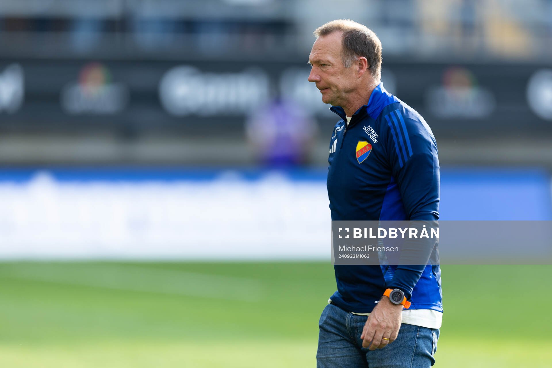 Djurgårdens tränare Kim Bergstrand deppar