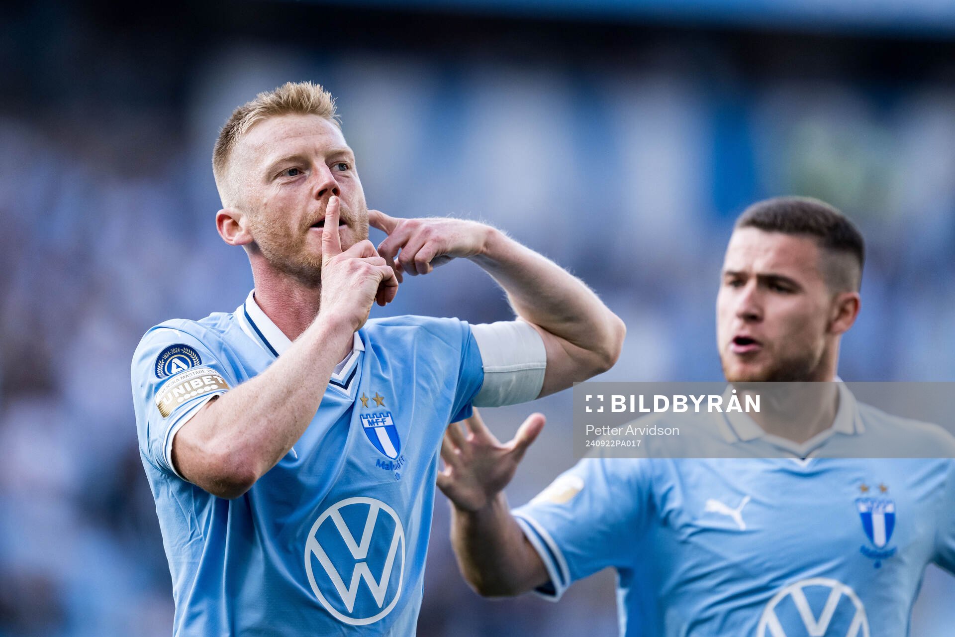 Malmö FFs Anders Christiansen jublar