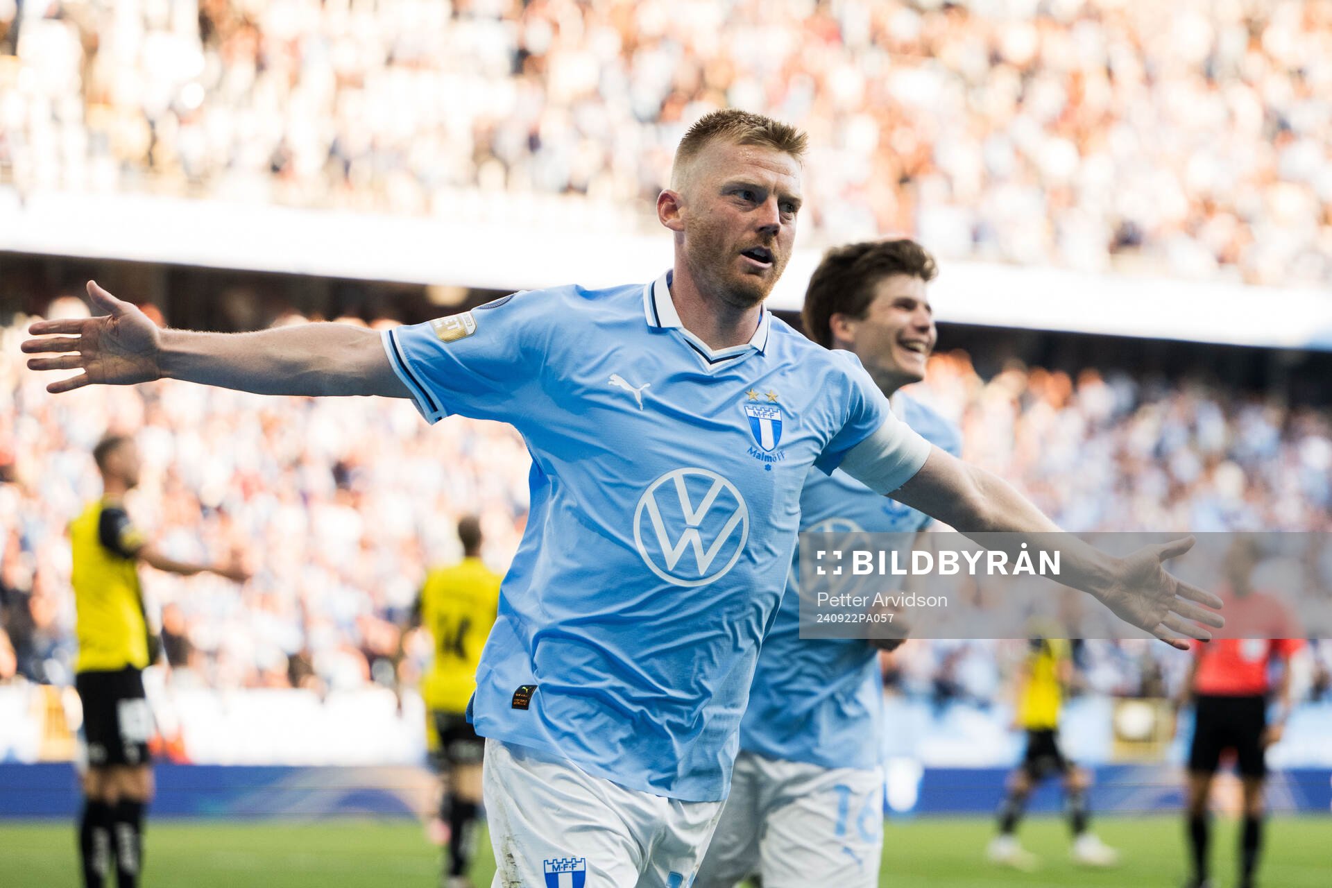 Malmö FFs Anders Christiansen jublar