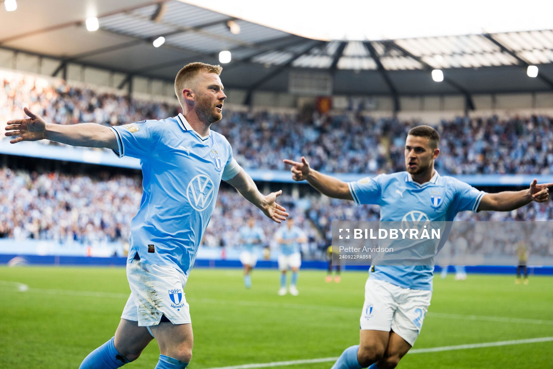 Malmö FFs Anders Christiansen jublar