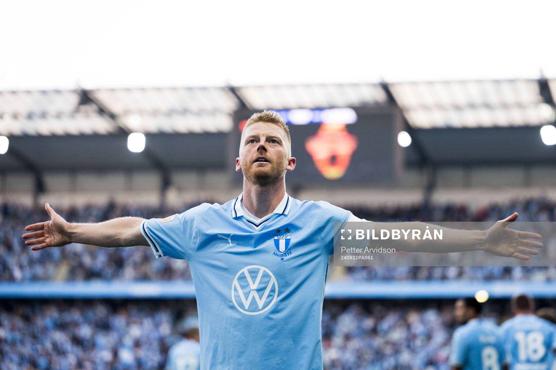 Malmö FFs Anders Christiansen jublar