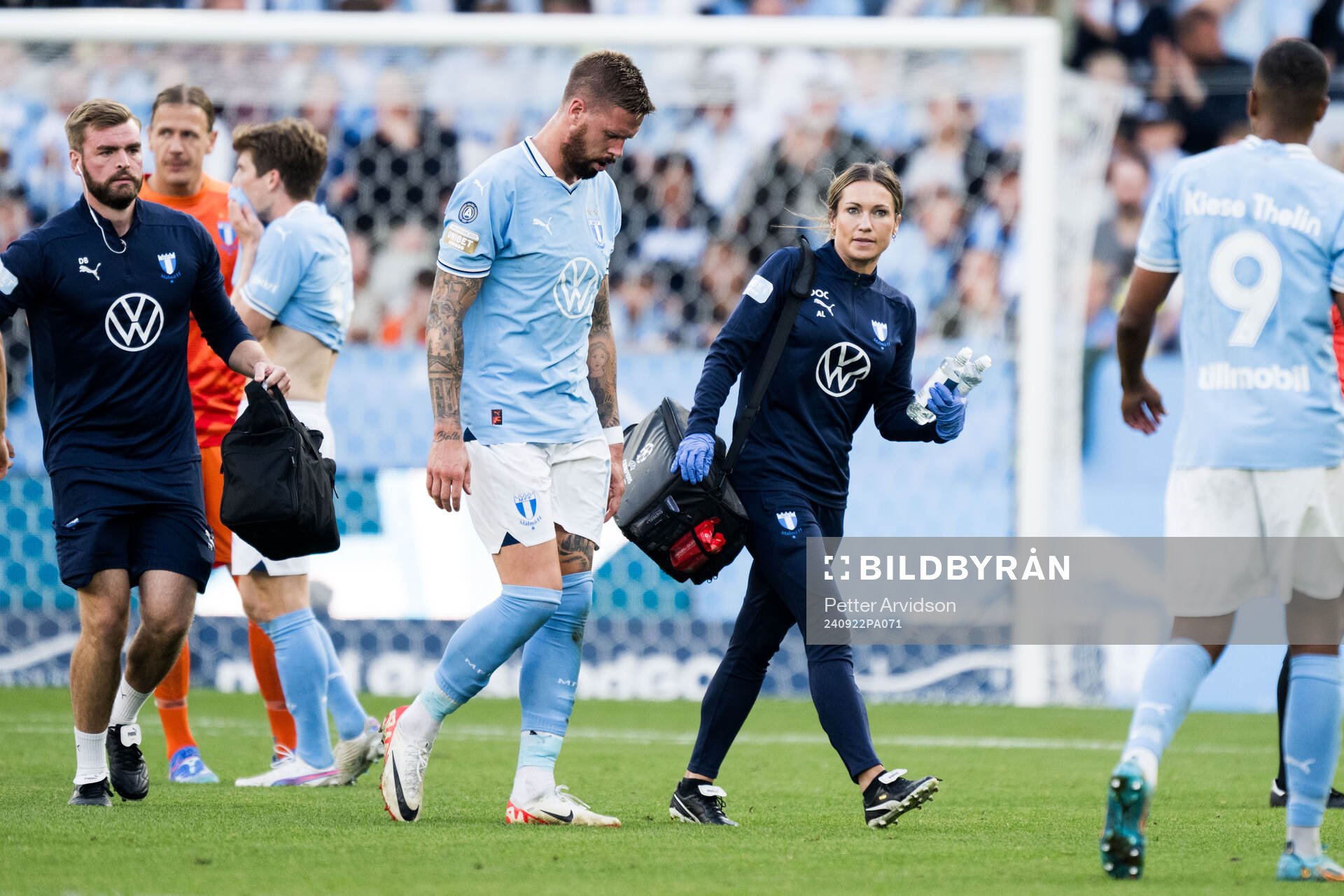 Malmö FFs Pontus Jansson har ont