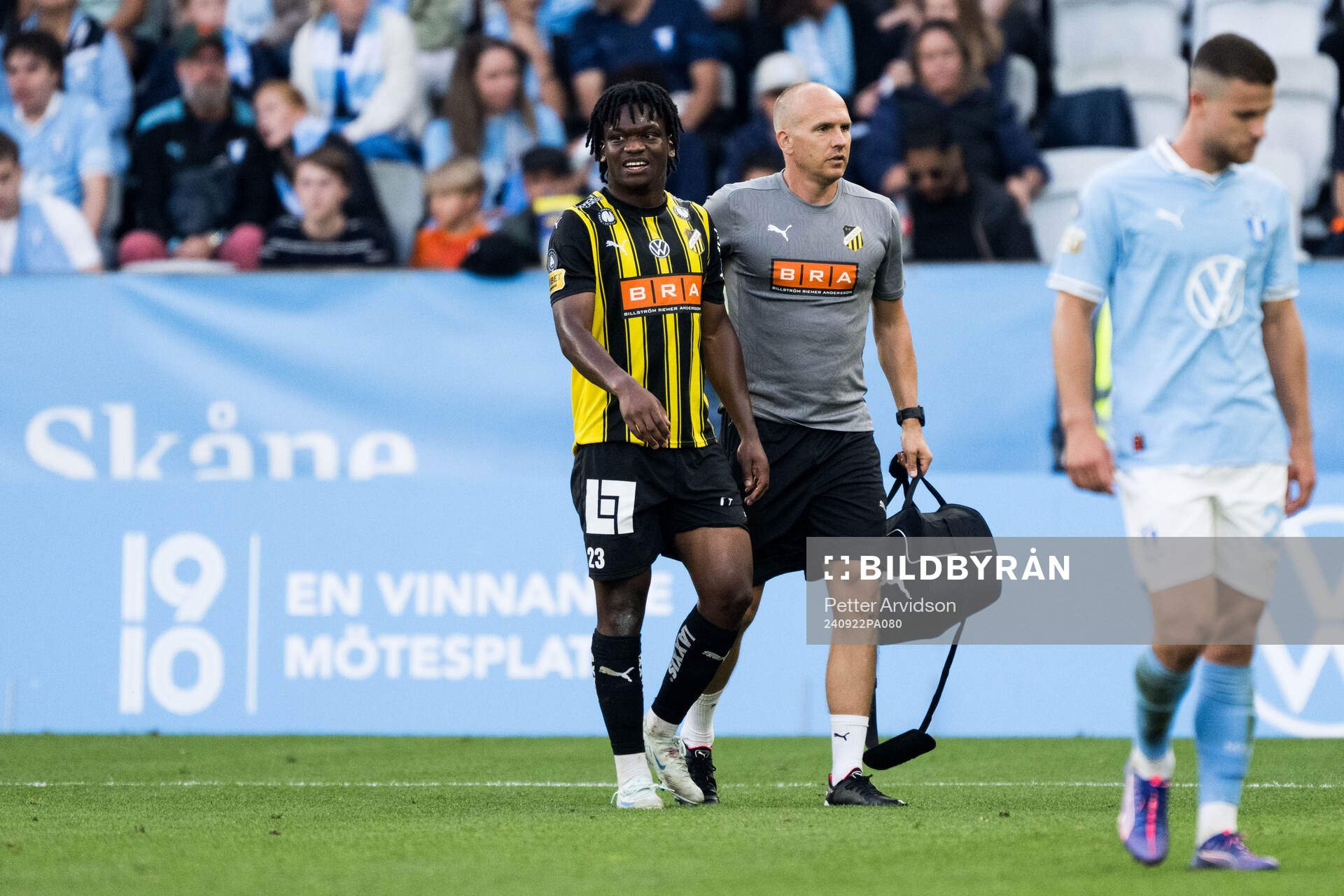 Häckens Jeremy Agbonifo har ont