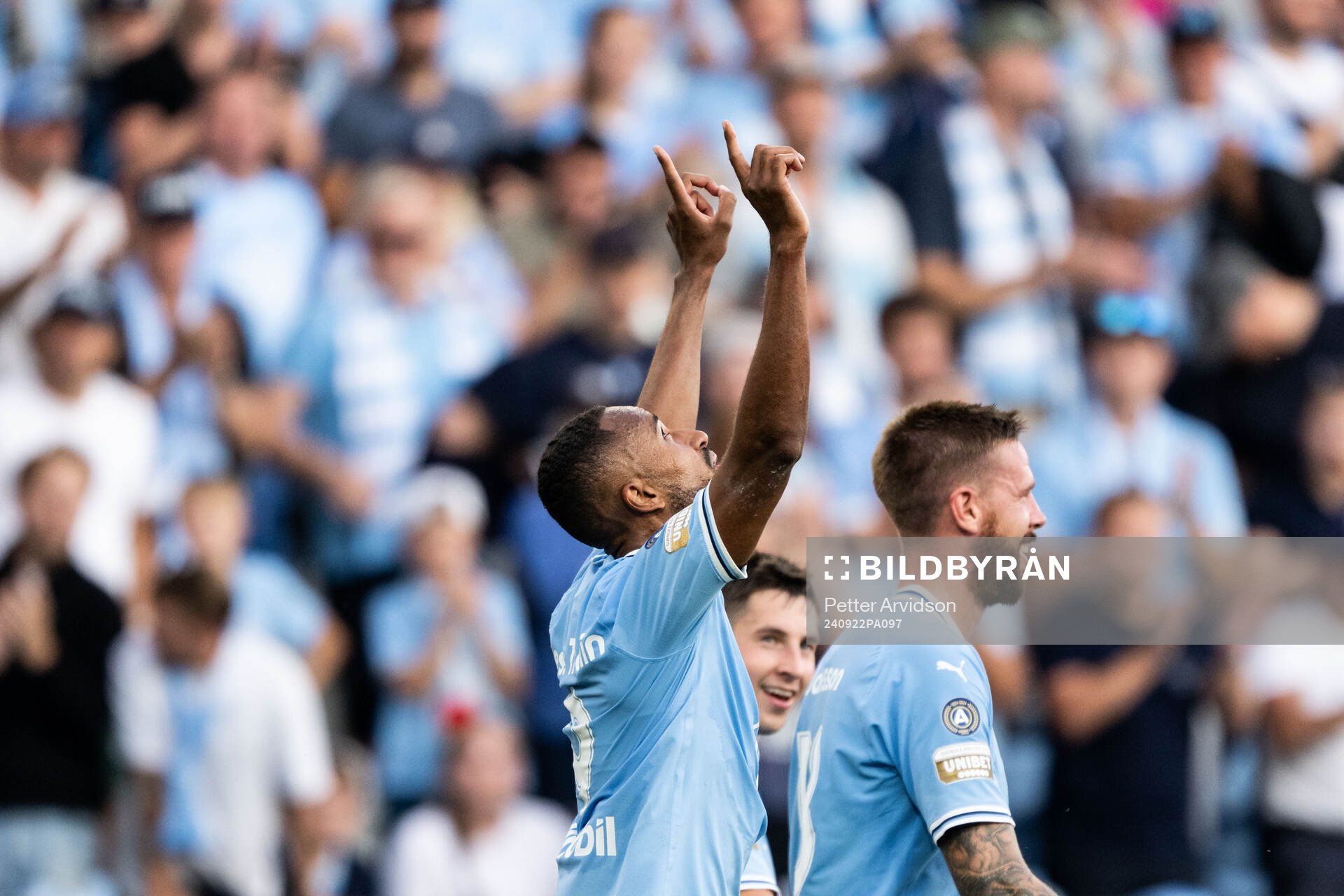Malmö FFs Isaac Kiese Thelin jublar