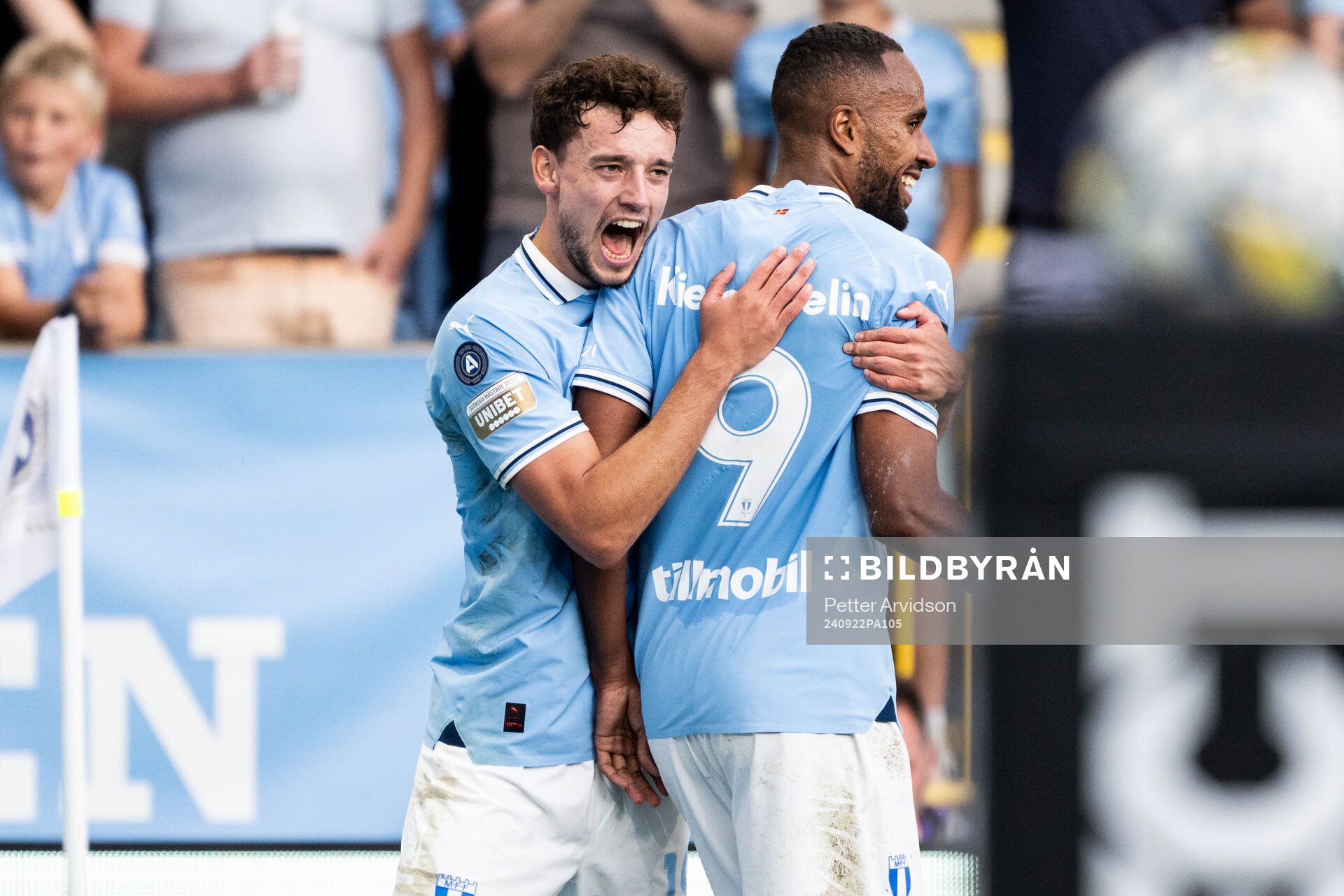 Malmö FFs Colin Rösler jublar
